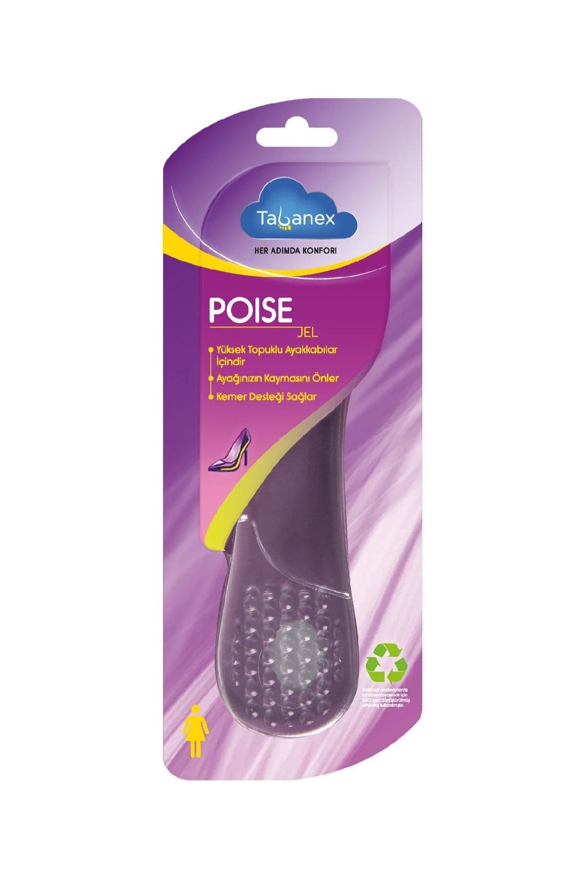 Poise Jel Tabanlık Maksimum Konfor ve Destek