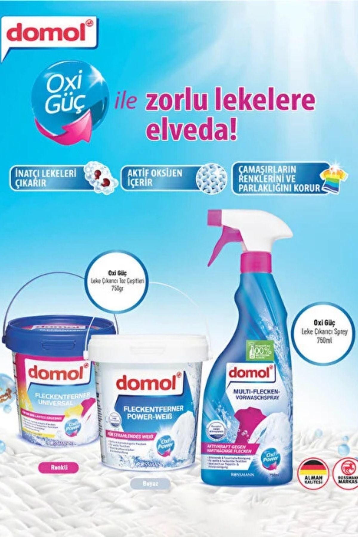 Oxi Güç Beyazlara Özel Leke Çıkarıcı Toz 750 Gr
