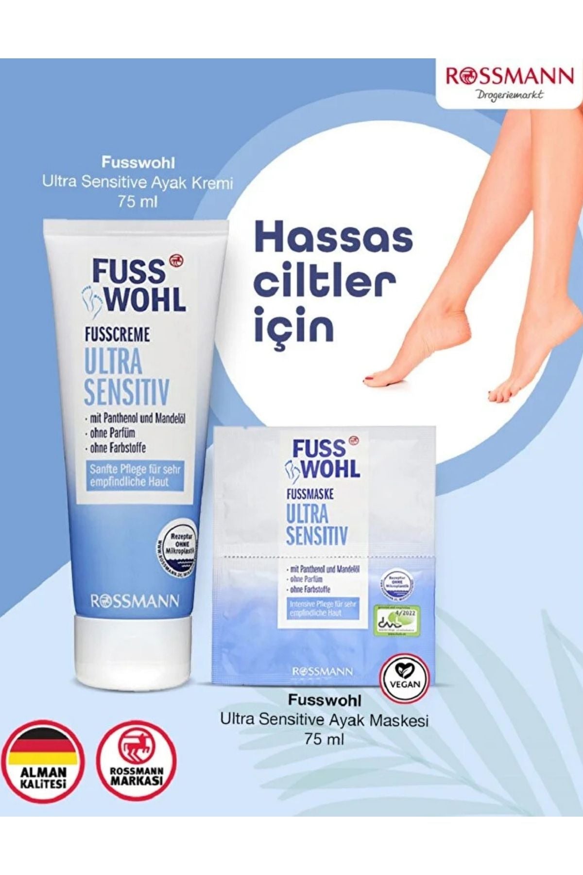 Ayak Maskesi Ultra Sensitive 20 Ml