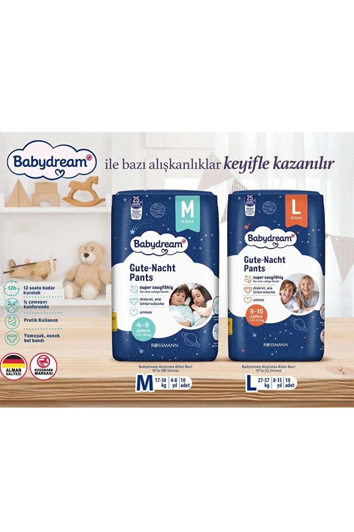 Alıştırma Külot Bezi M 10'Lu