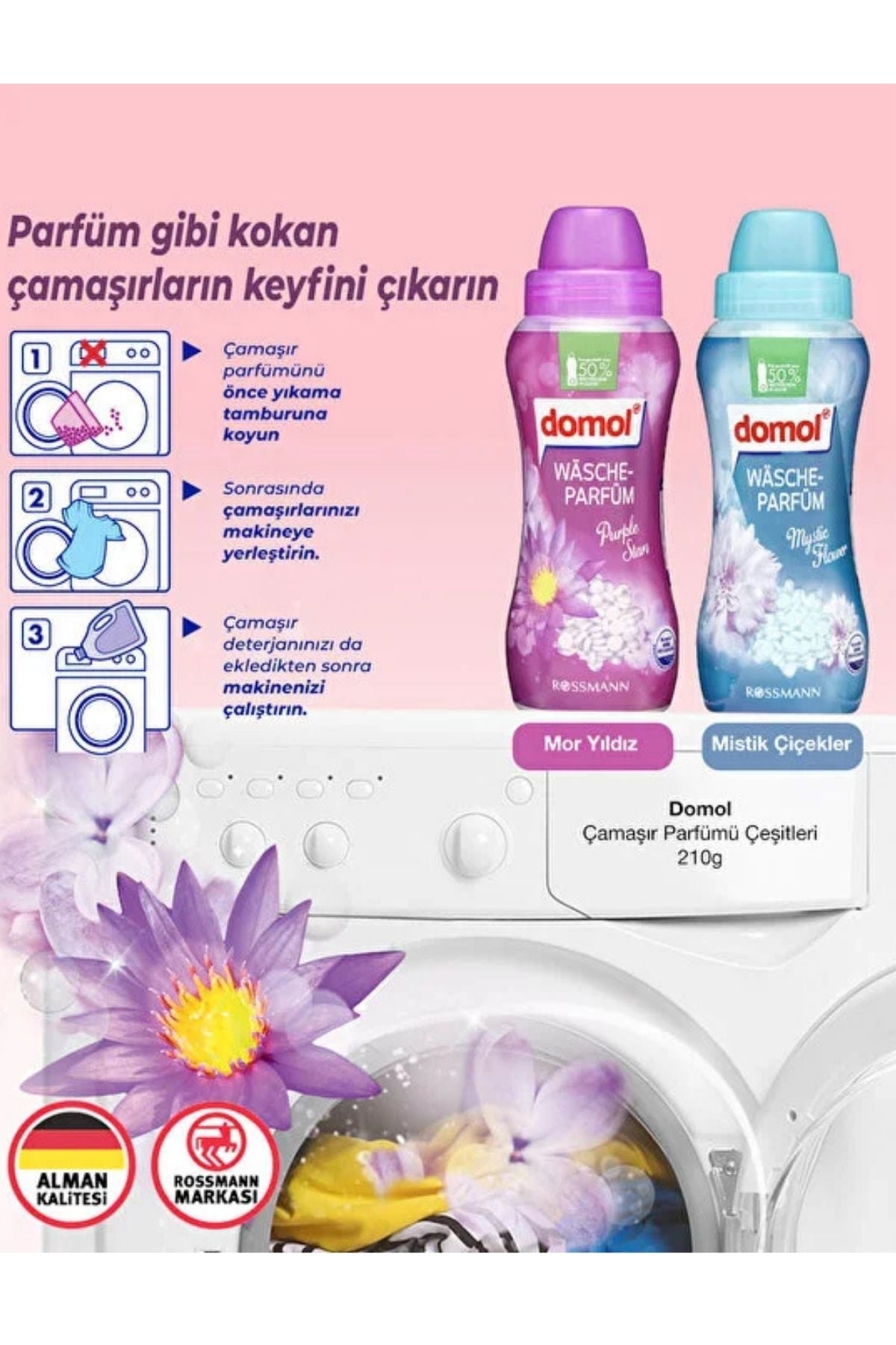 Çamaşır Parfümü Purple Stars 210 gr