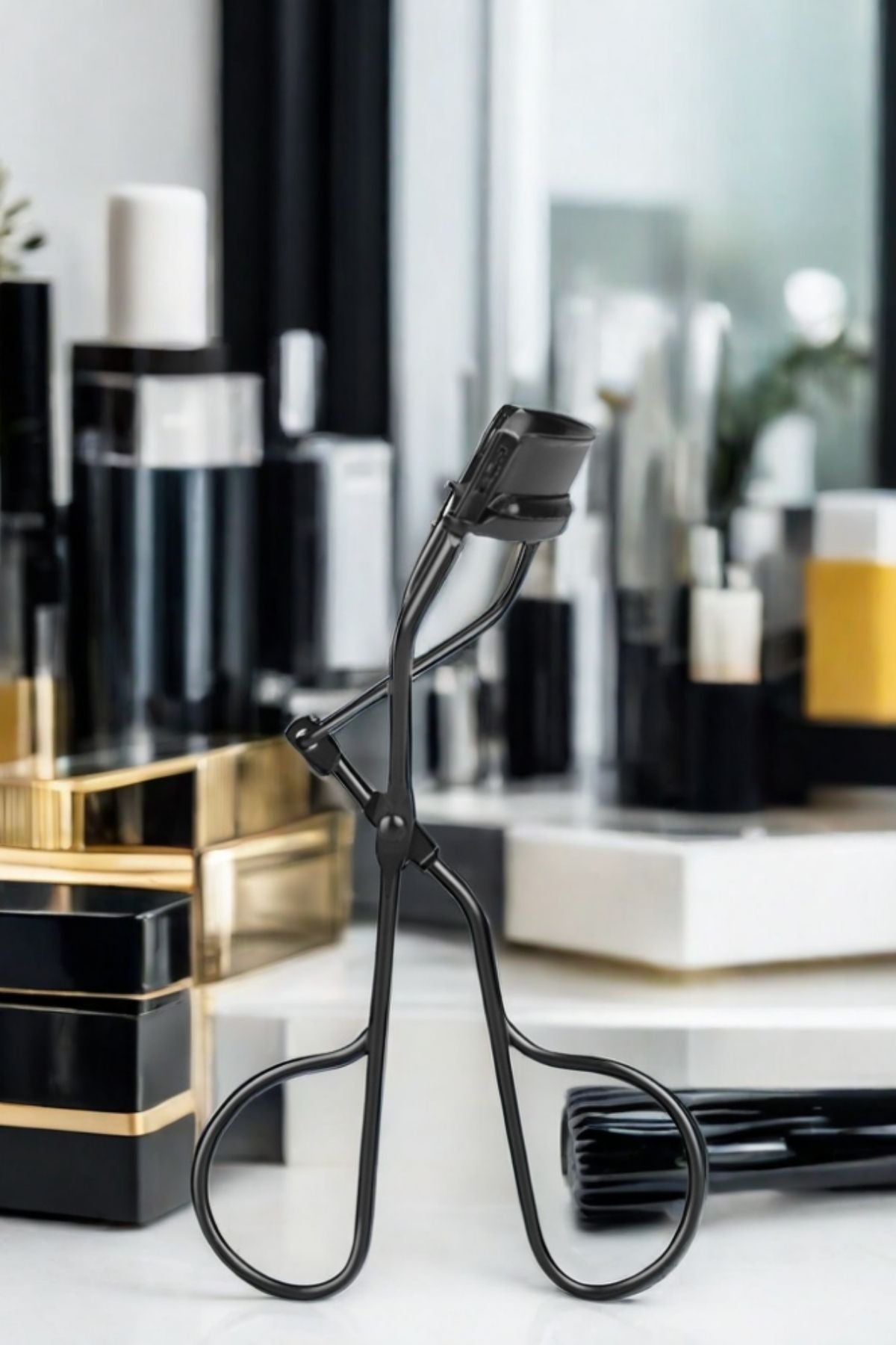 Yumuşak Silikon Uçlu Kirpik Kıvırma Makası Aleti