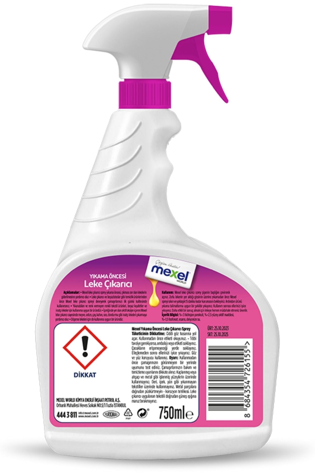 Yıkama Öncesi Oxi Leke Çıkarıcı Sprey Japon Kiraz Çiçeği Kokulu 750 Ml