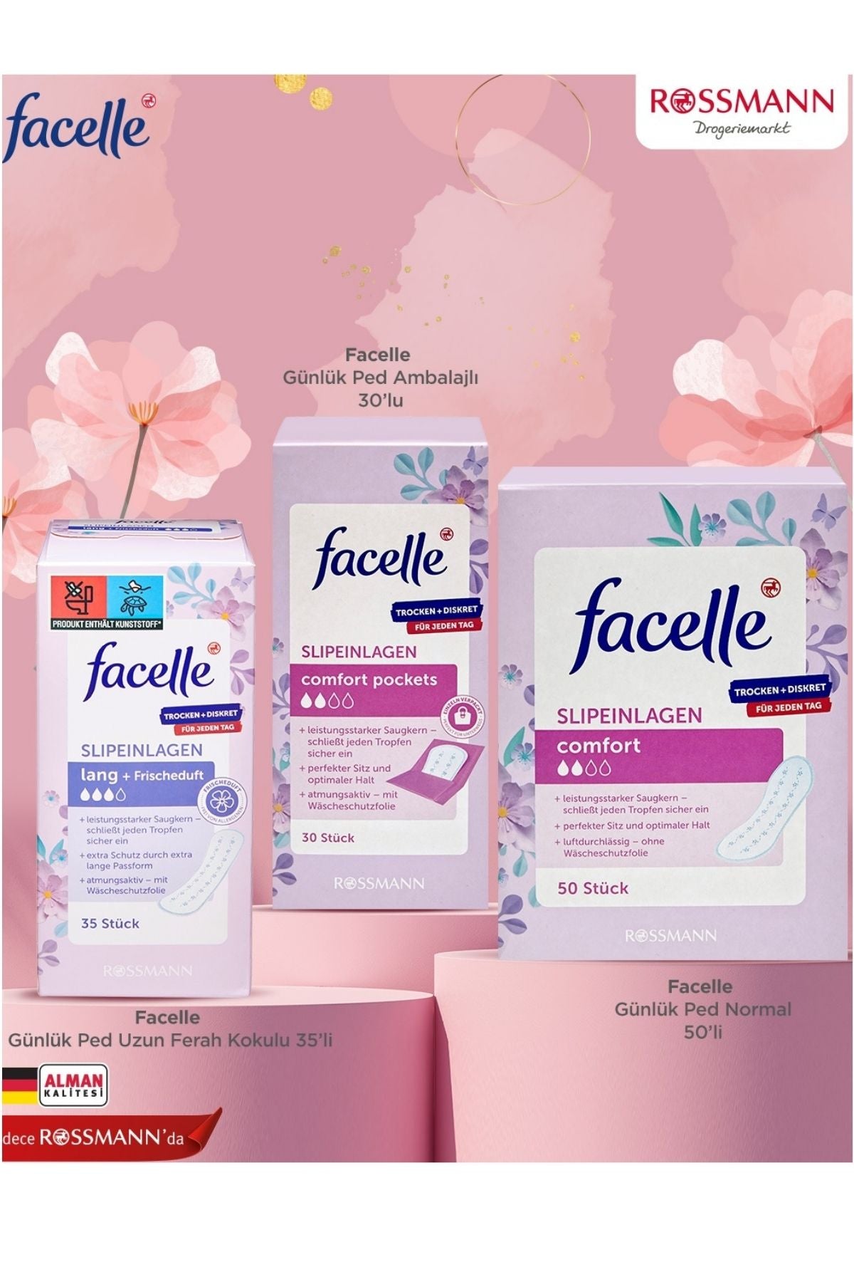 Günlük Ped Normal 50'li