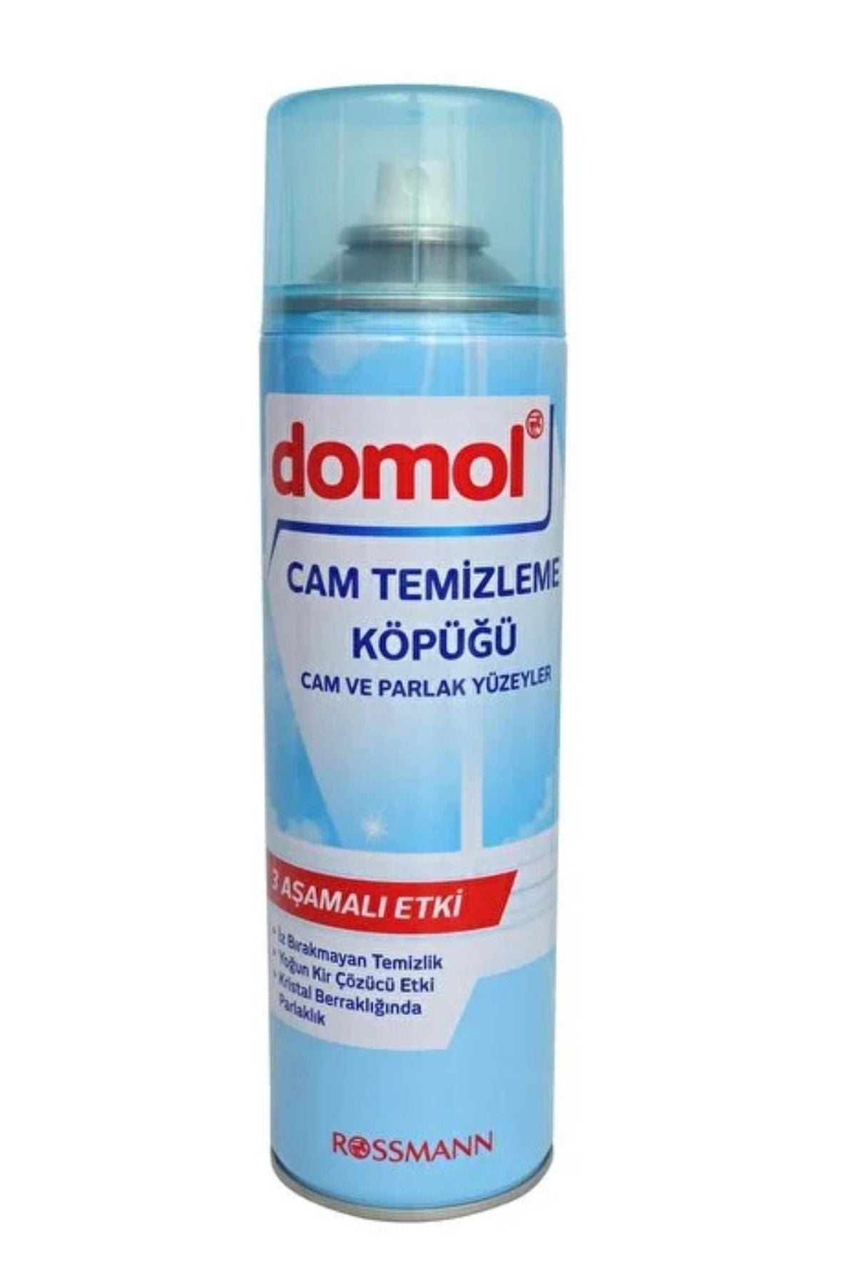 Cam Temizleme Köpüğü Cam ve Parlak Yüzeyler 500 ml