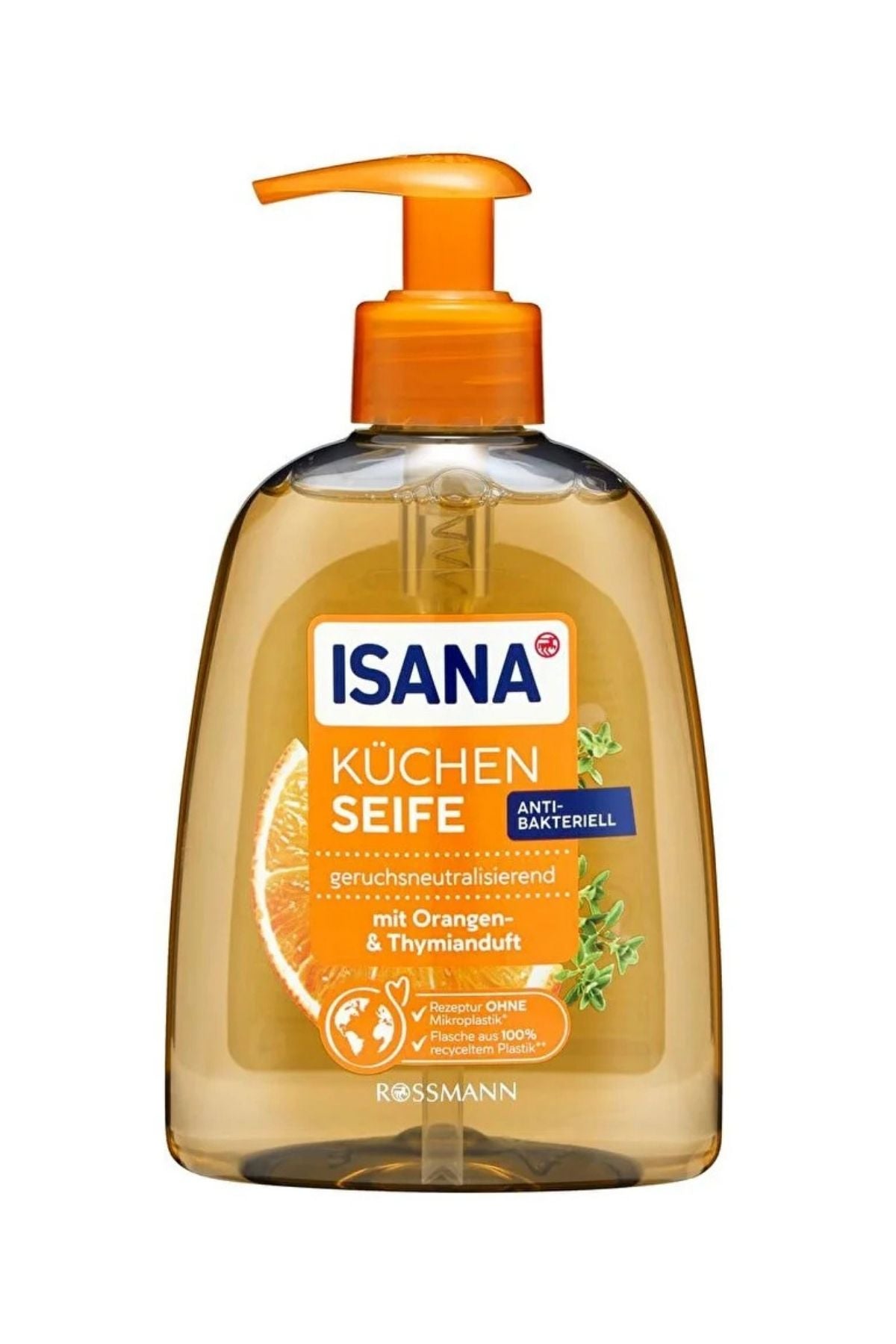 Sıvı Mutfak Sabunu Portakal Yağlı, Narenciye ve Kekik Kokulu 300 Ml