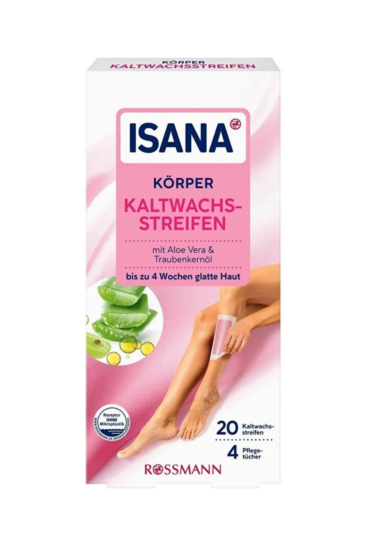Soğuk Ağda Bandı Aloe Vera Özü ve Üzüm Çekirdeği Yağı 20 Adet
