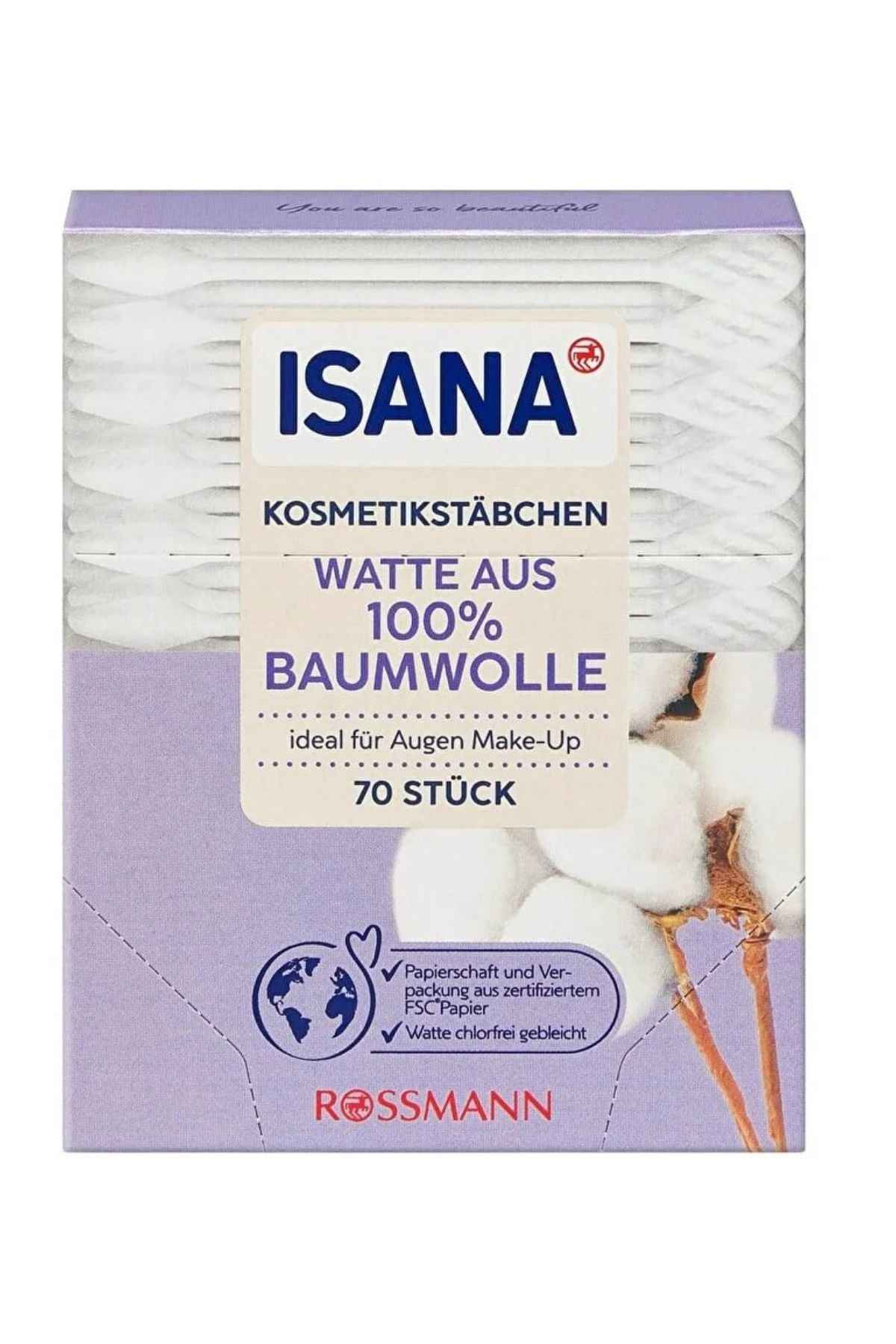 Kozmetik Temizleme Çubuğu 70 Adet