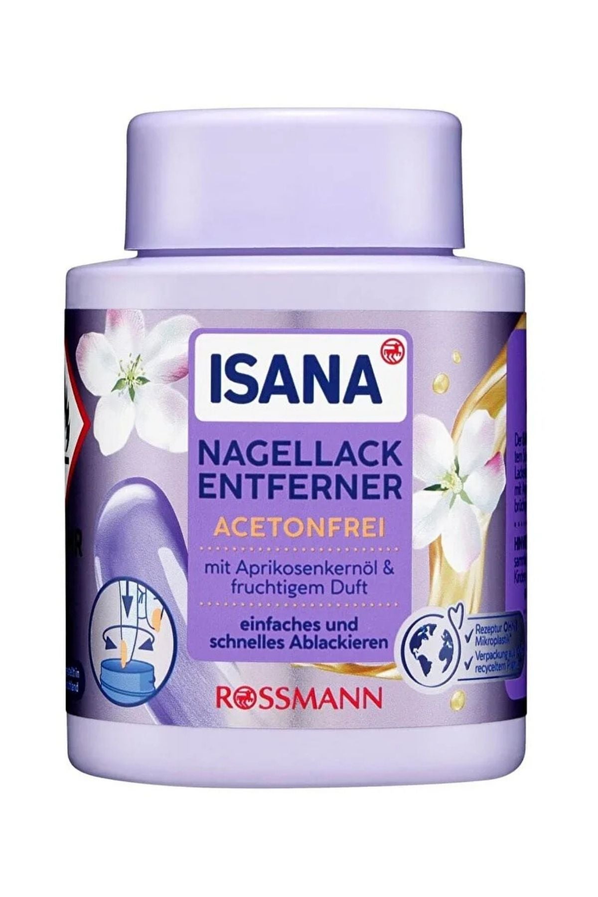 Süngerli Asetonsuz Oje Çıkarıcı Biotin, Gliserin ve Kayısı Çekirdeği Yağı 75 Ml