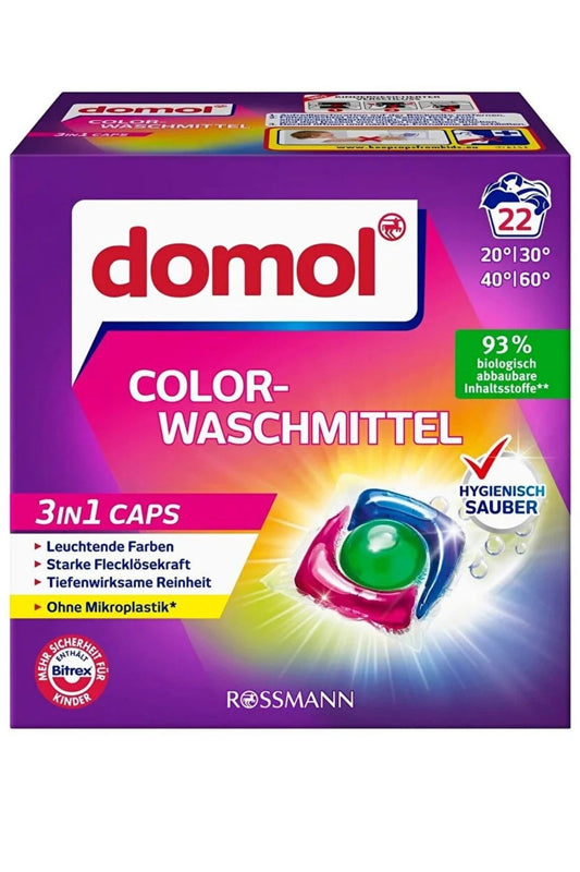 Çamaşır Makinesi Deterjan Kapsülü 3in1 Renkli 22 Yıkama 517 Gr