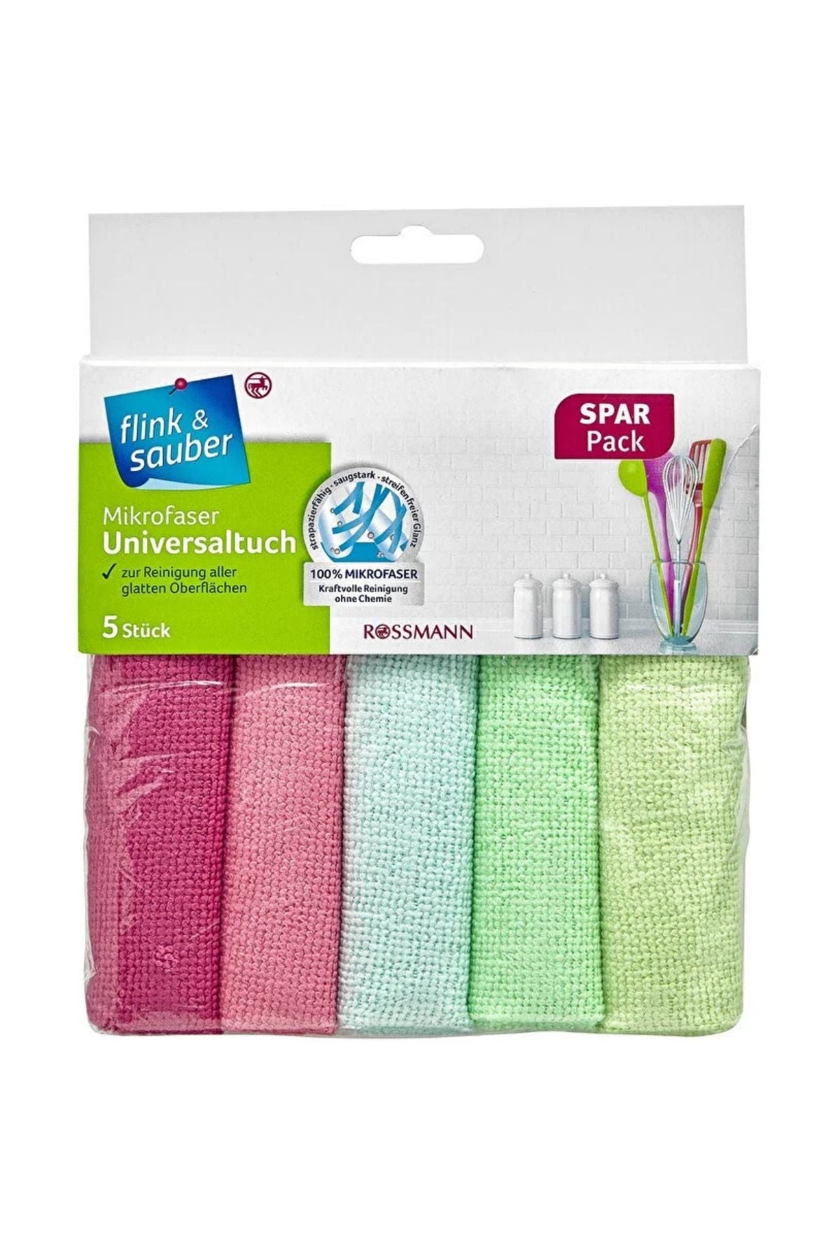 Mikrofiber Toz Alma Bezi Mikrofiber 5'Li Ürün ana görseli