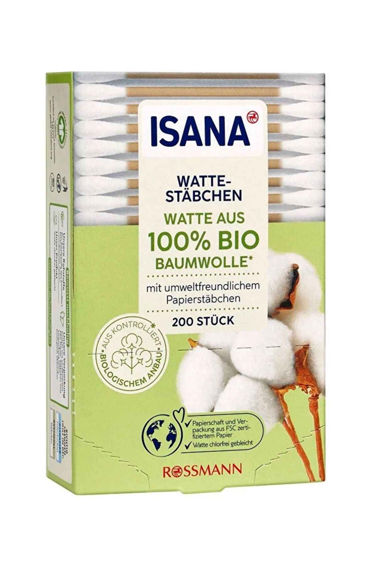 Organik Kulak Çubuğu 200'Lü