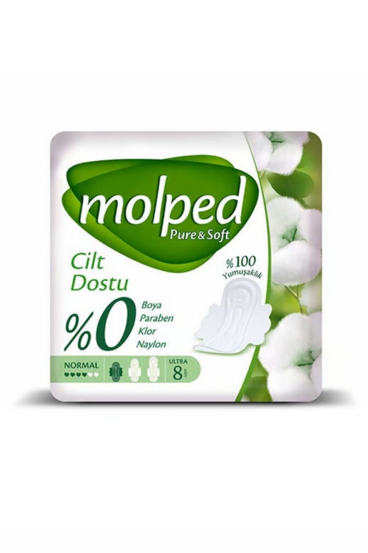 Hijyenik Ped Pure&amp;Soft 8'li Normal