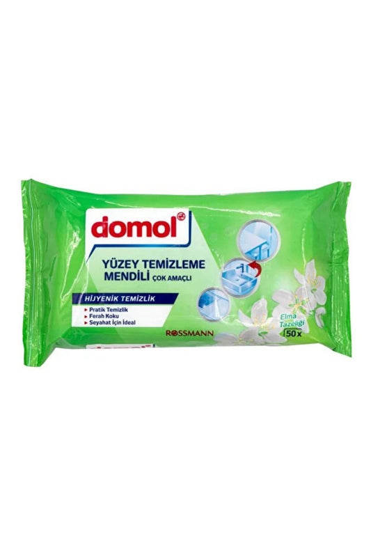Yüzey Temizleme Mendili Elma Tazeliği 50'li