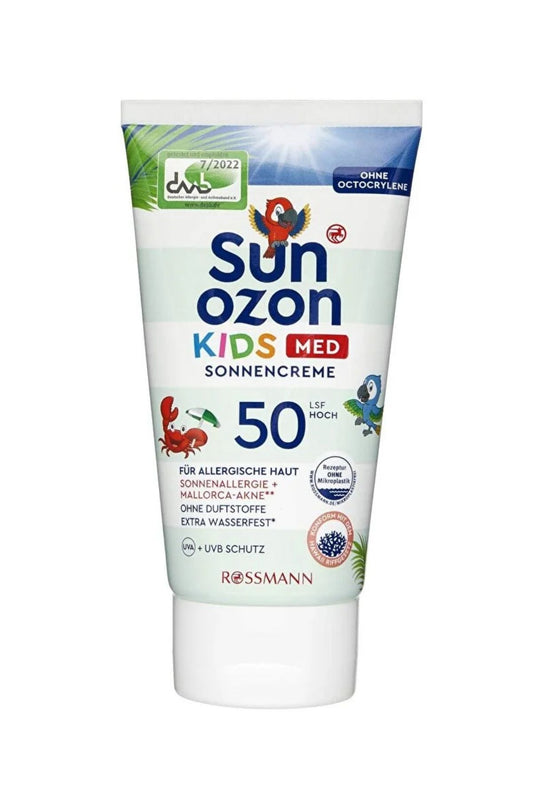 MED Çocuk Güneş Koruyucu Krem 50SPF Hassas Cilt 150 Ml