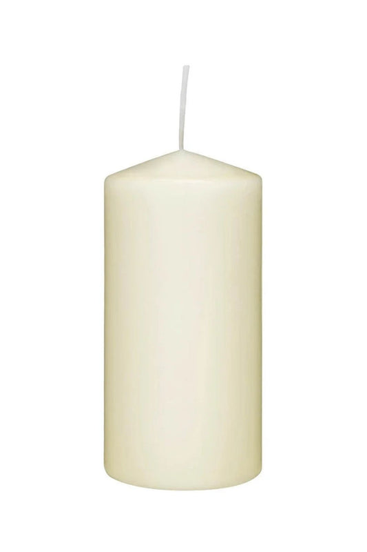 Silindir Mum Şampanya, 150x70 mm 150-70 mm