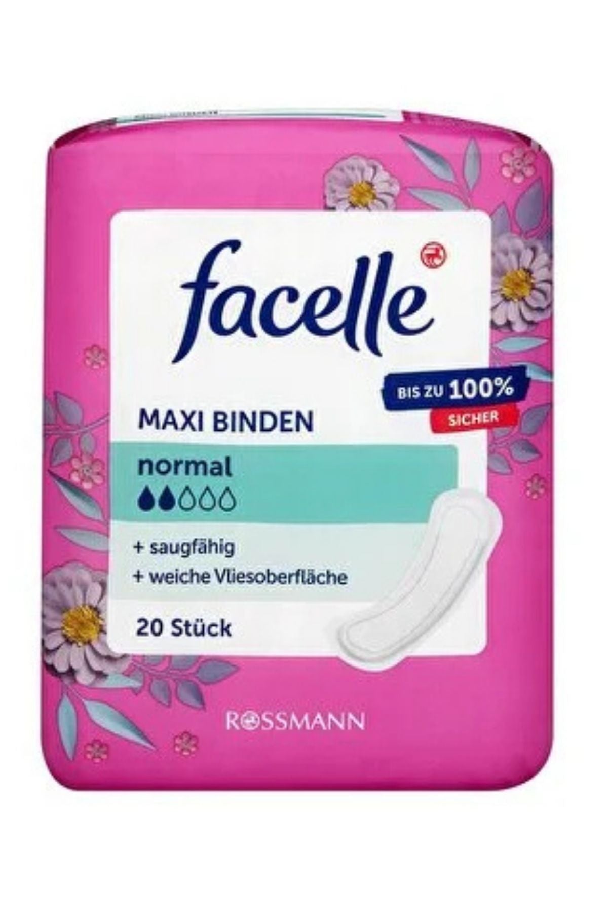 Ped Maxi Normal Kanatlı 20'li Ürün ana görseli