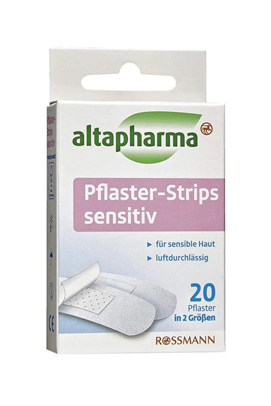 Hassas Ciltler İçin Şerit Yara Bandı 2 Farklı Boyutta 20 Adet