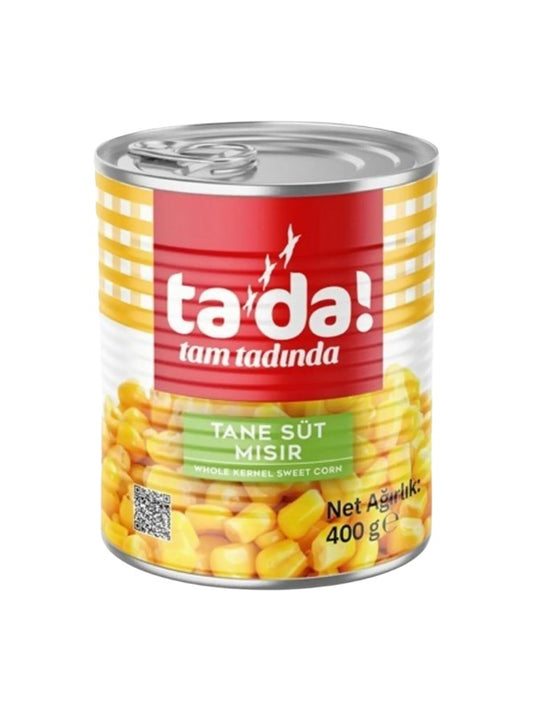 Haşlanmış Tane Süt Mısır 400 Gr
