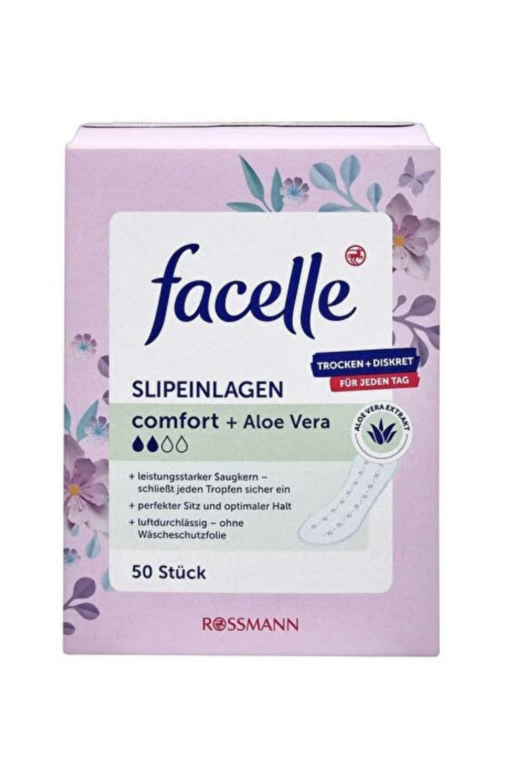 Günlük Ped Normal, Aloe Vera 50'li