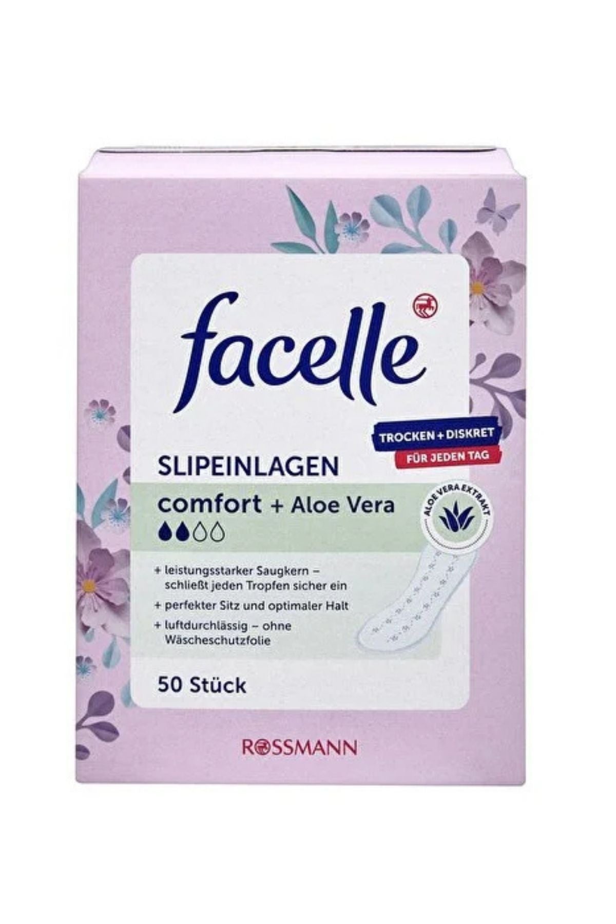 Günlük Ped Normal, Aloe Vera 50'li