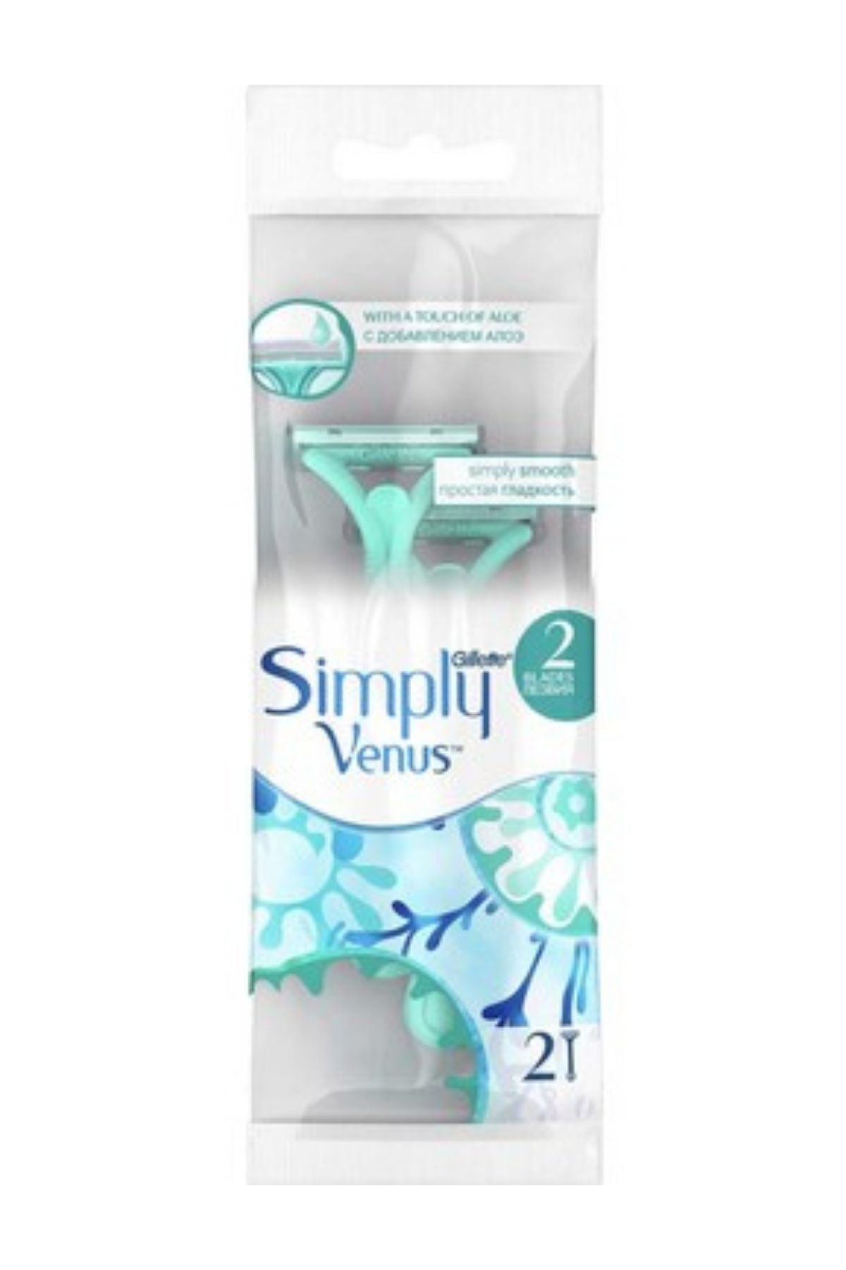 Gillette Simply Venus Kullan At Kadın Tıraş Bıçağı 2'li Ürün ana görseli