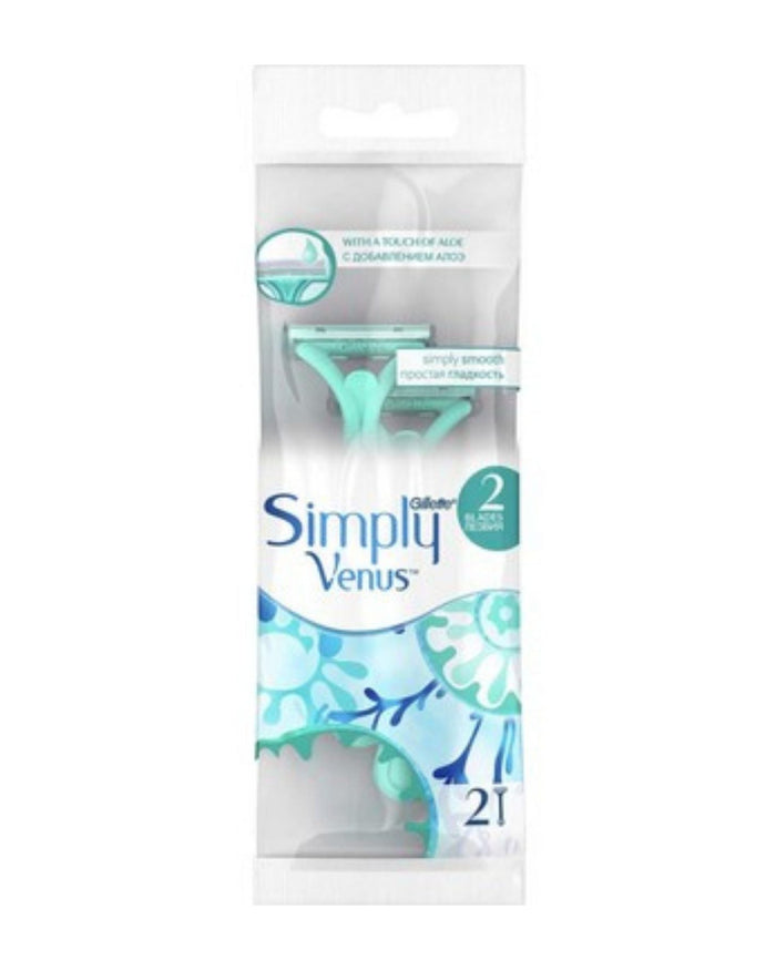 Gillette Simply Venus Kullan At Kadın Tıraş Bıçağı 2'li ürün ana görseli