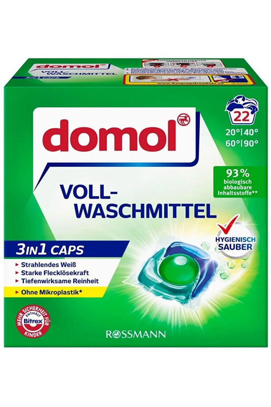 Çamaşır Makinesi Deterjan Kapsülü 3in1 Beyaz 22 Yıkama 517 Gr