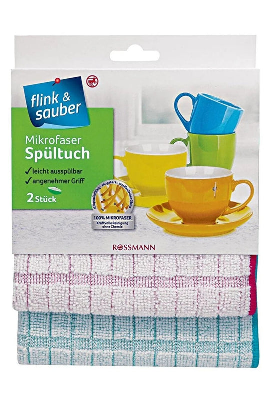 Mutfak Bezi Mikrofiber Premium, 30x30 cm 2'Li