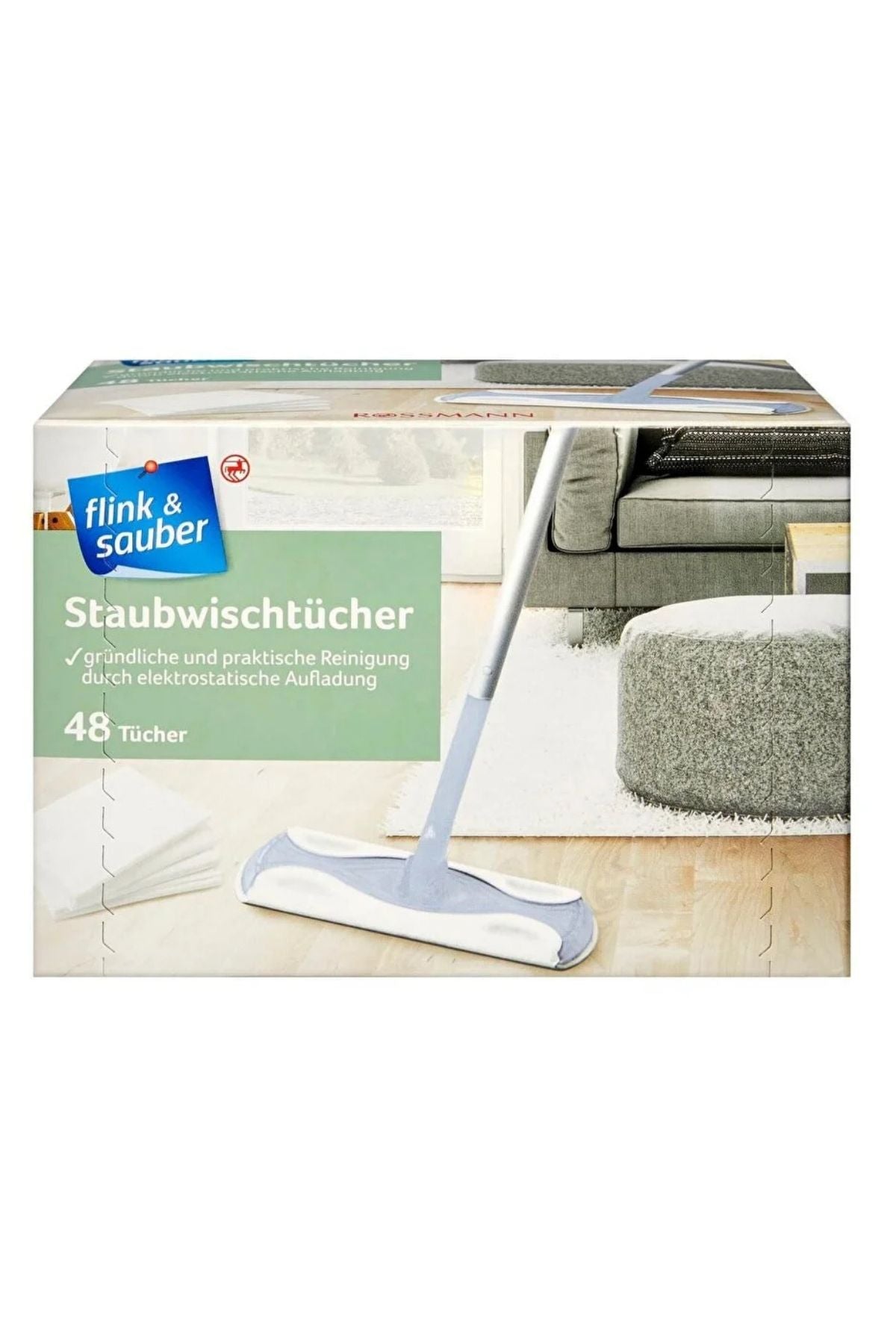 Yer Temizleme Aparatı Yedek Bez Baslık 48'li