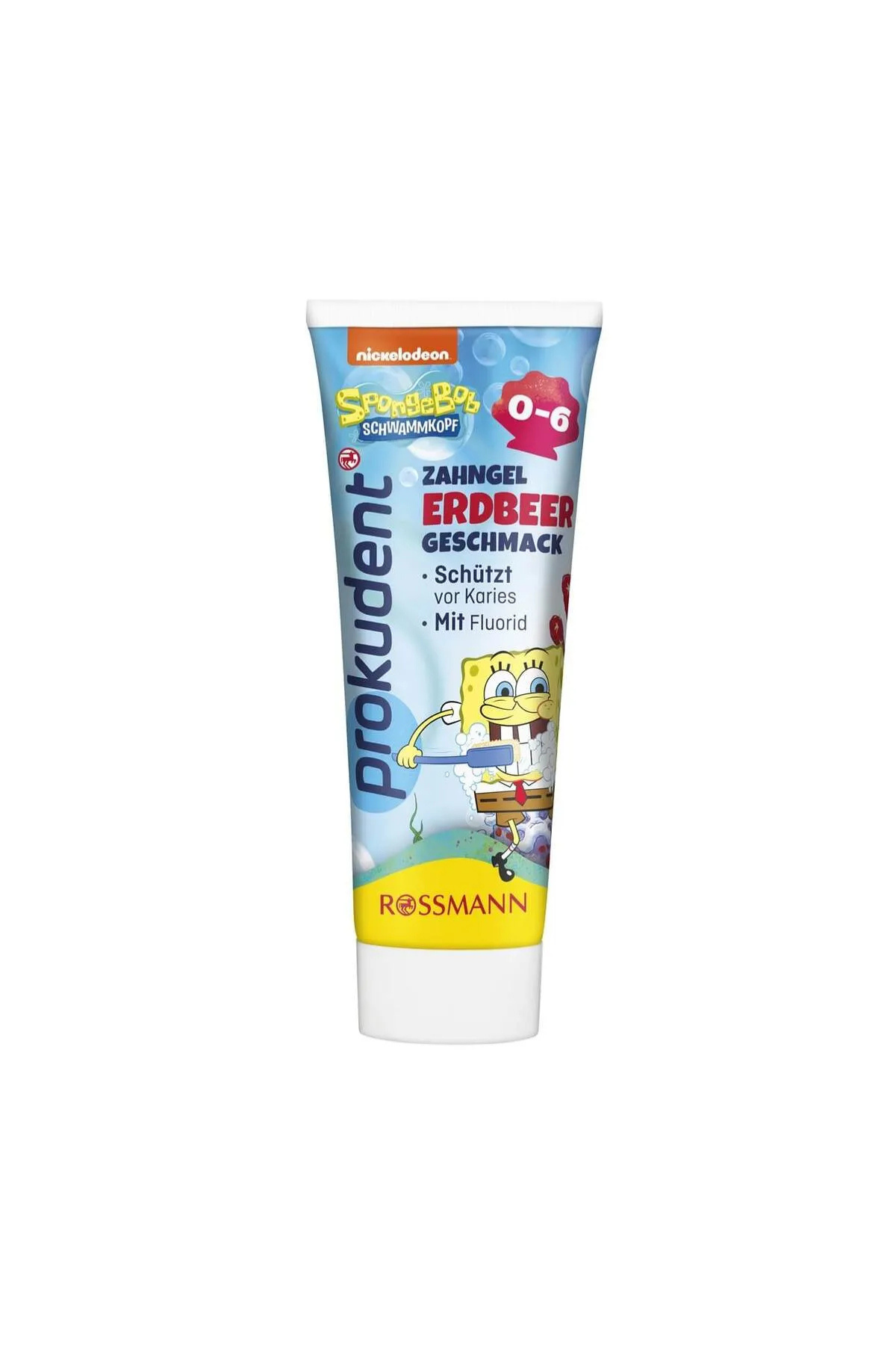 Kids 0-6 Yaş Çürüklere Karşı Güçlü Koruma Diş Macunu Sünger Bob 75 ml Ürün ana görseli