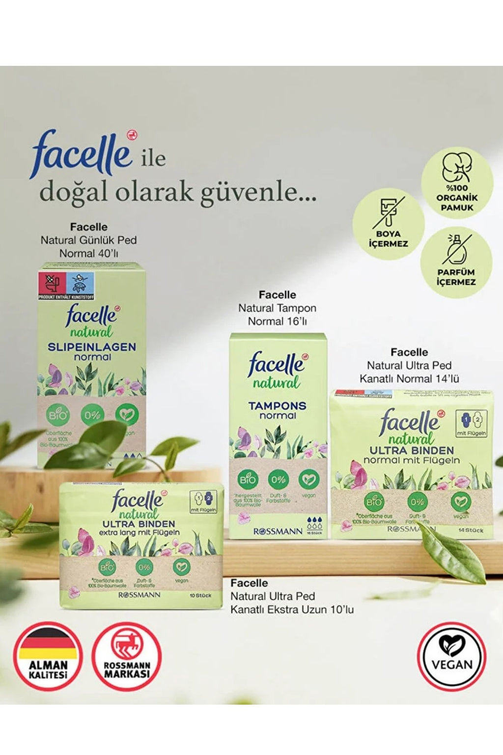 Natural Ultra Ped Kanatlı Ekstra Uzun 10'lu