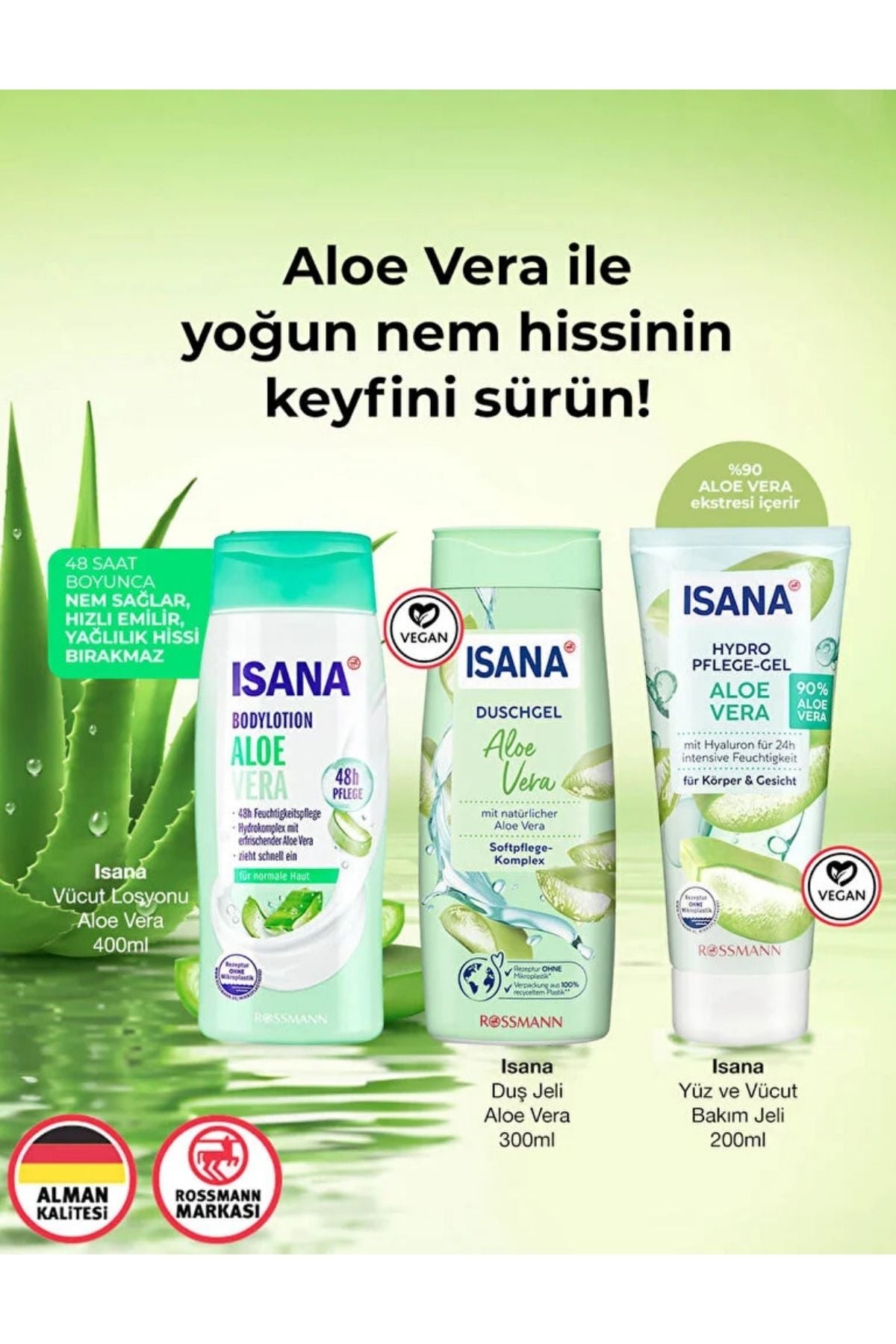 Duş Jeli Aloe Vera 300 Ml Ürün ikincil görseli