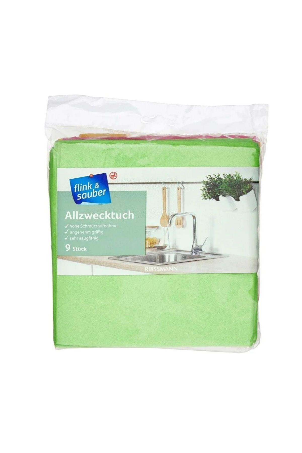 Çok Amaçlı Temizlik Bezi 38x38 cm 9 Lu Ürün ikincil görseli