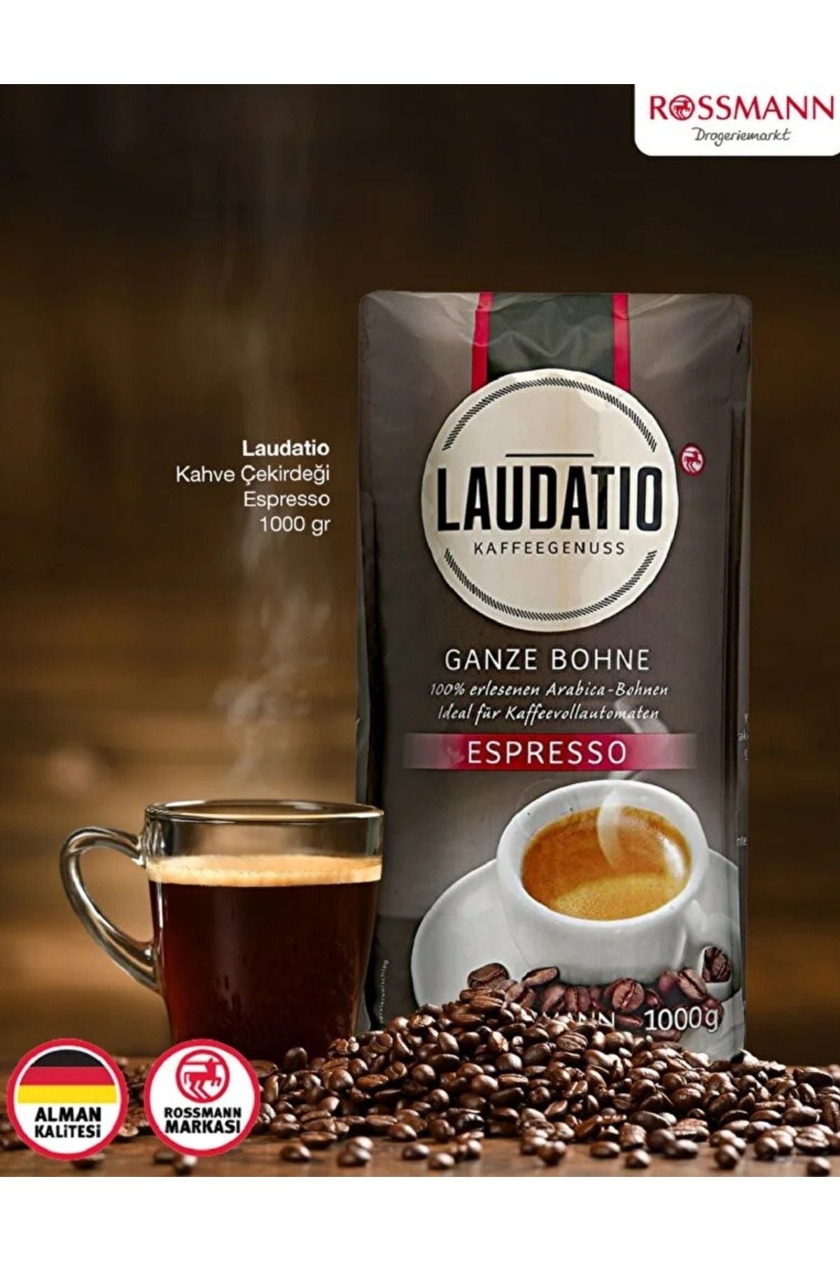 Bütün Kahve Çekirdeği Espresso 1000 Gr