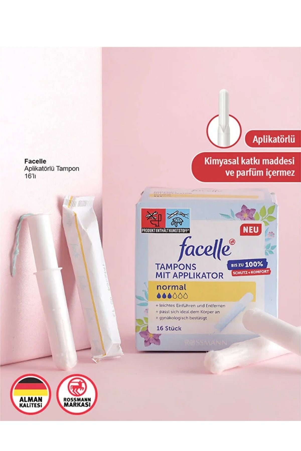 Tampon Aplikatörlü 16'lı Ürün ikincil görseli