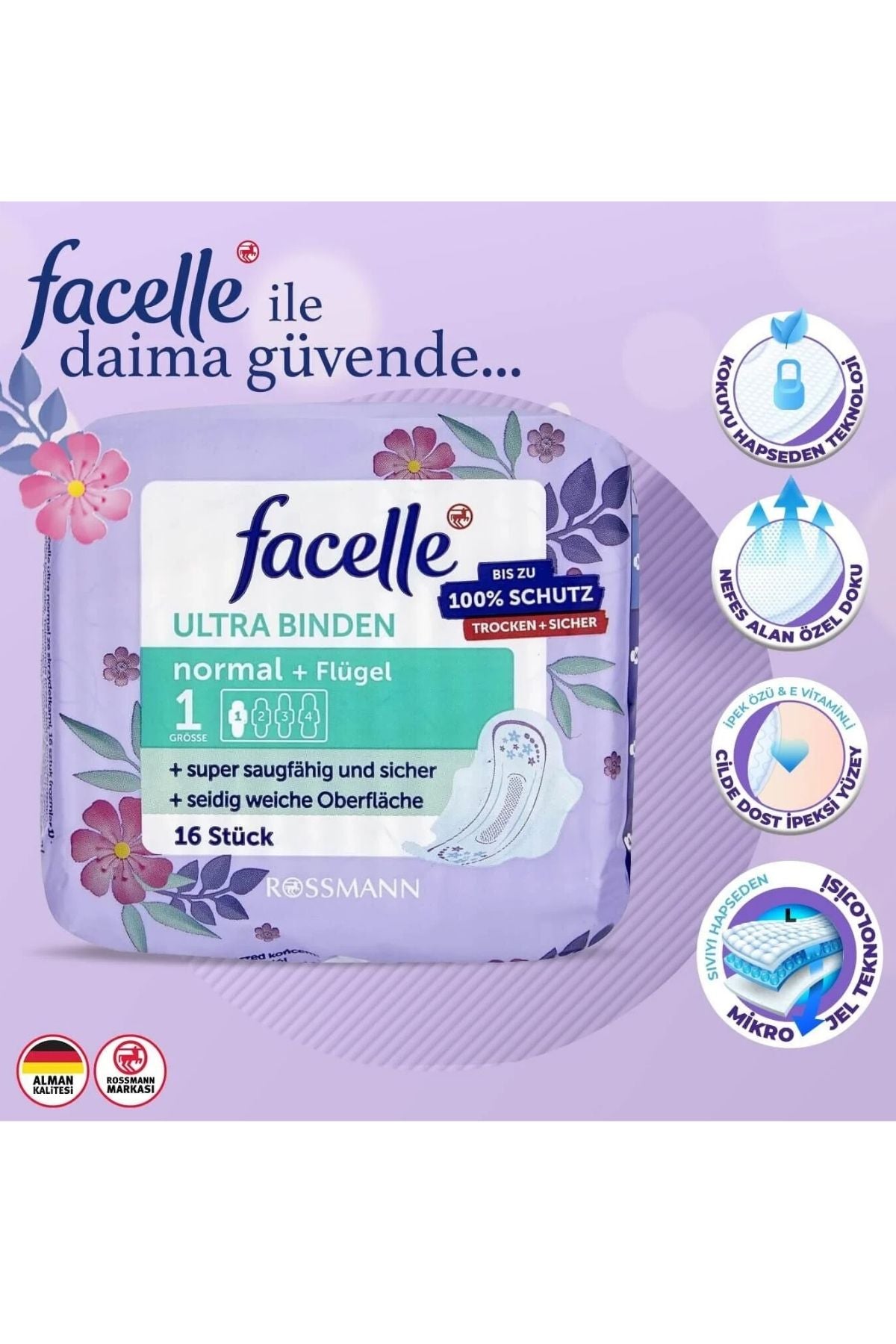 Ped Ultra Normal 16'lı Ürün ikincil görseli