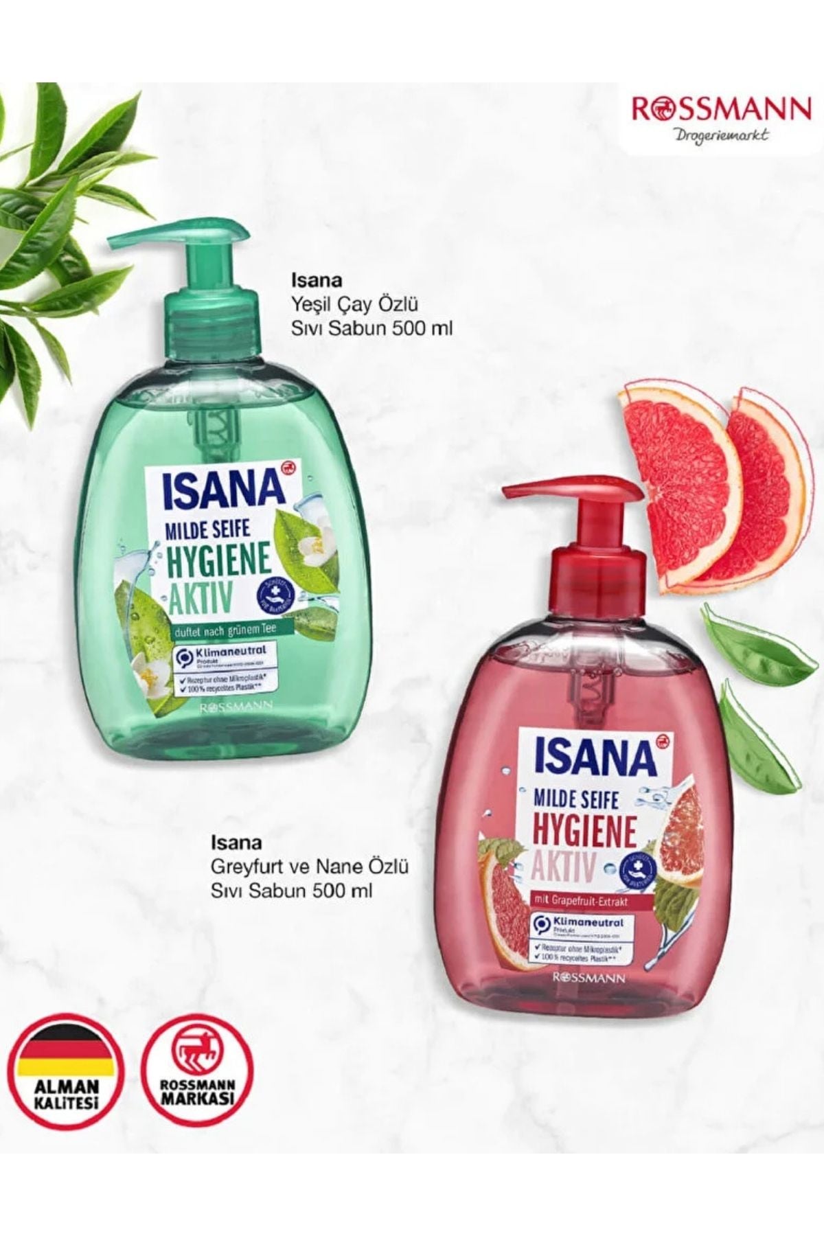 Sıvı Sabun Greyfurt ve Nane Özlü 500 Ml