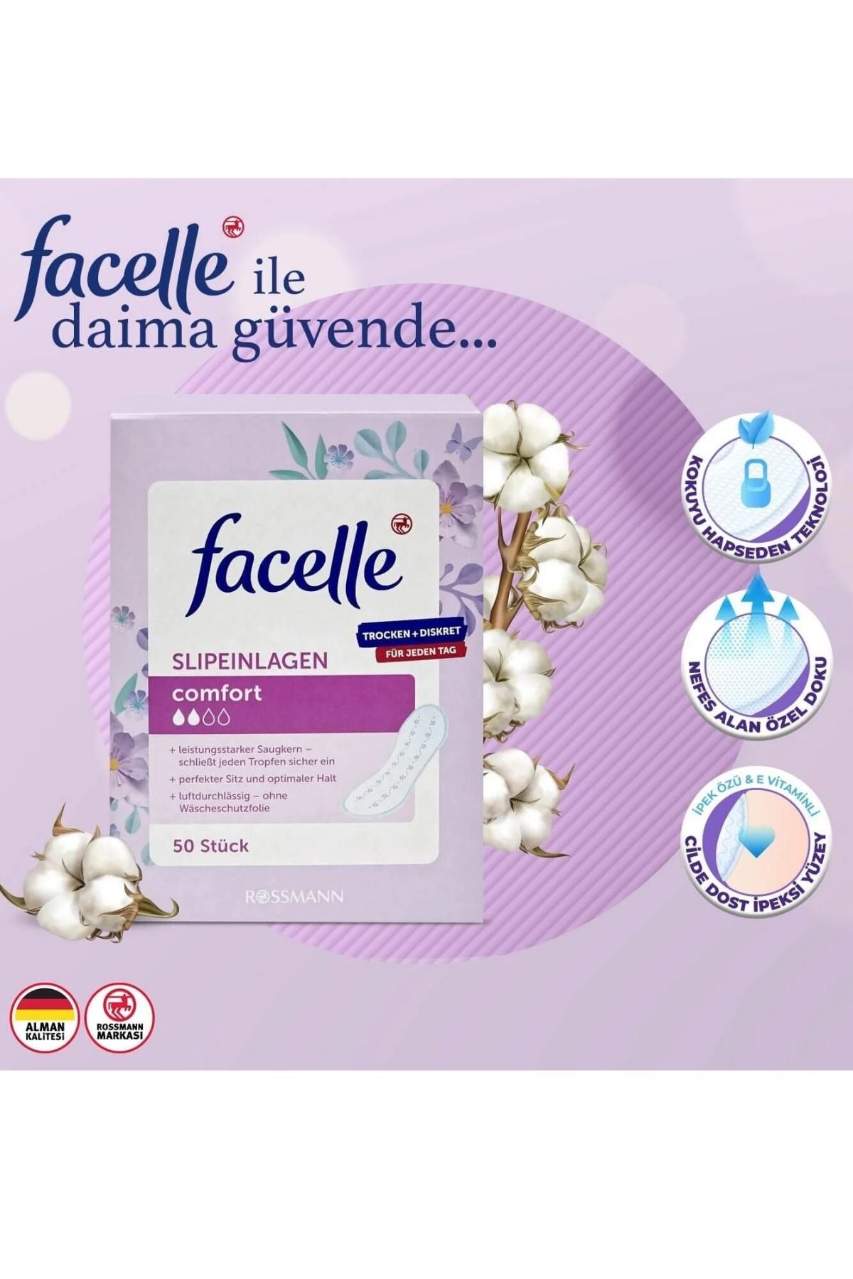 Günlük Ped Normal 50'li