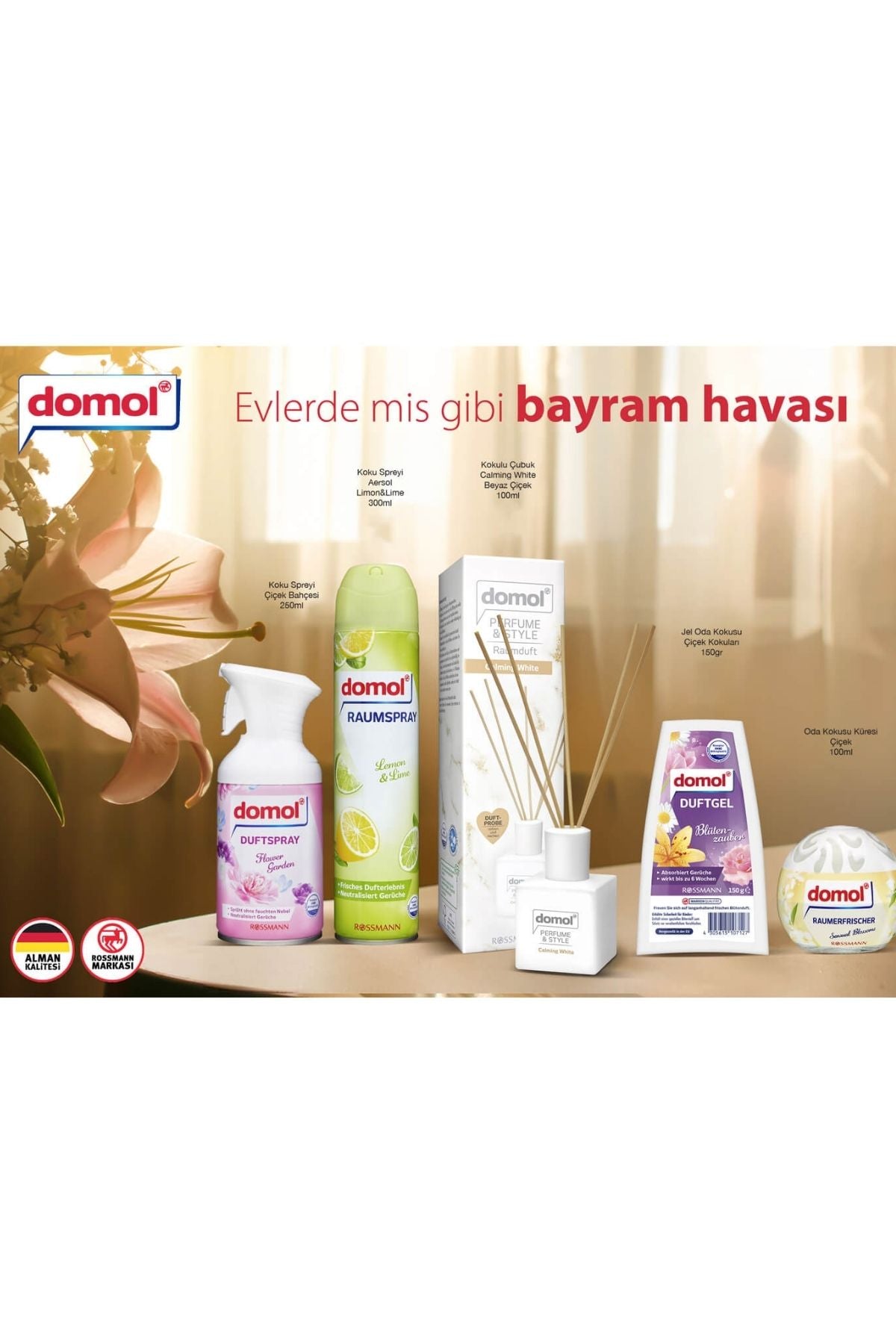 Kokulu Çubuk Calming White Beyaz Çiçek 100 ml