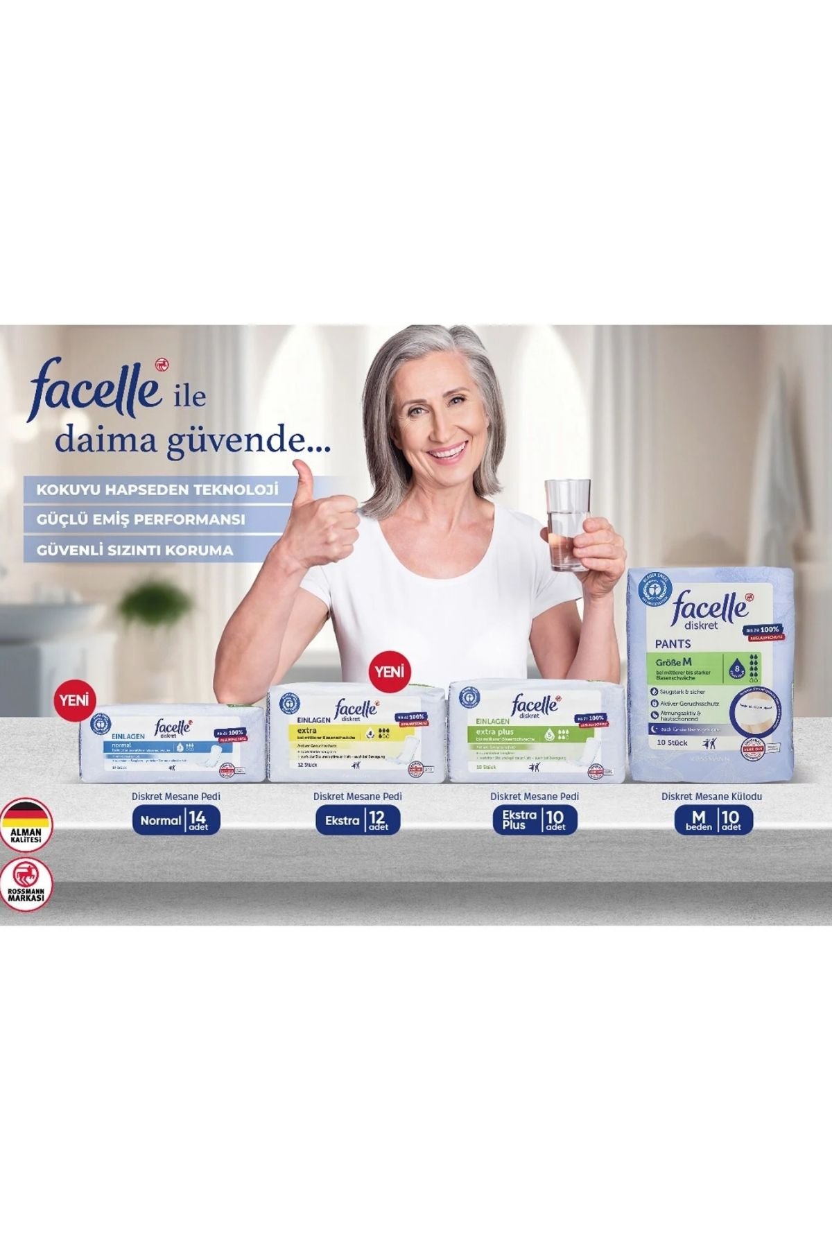 Diskret Mesane Külodu Medium Boy 10 adet