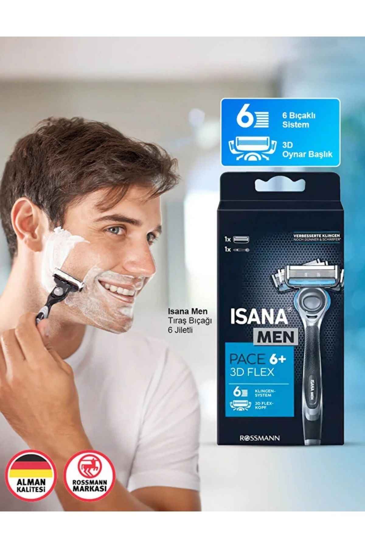 Tıraş Bıçağı 6 Jiletli 1 Adet