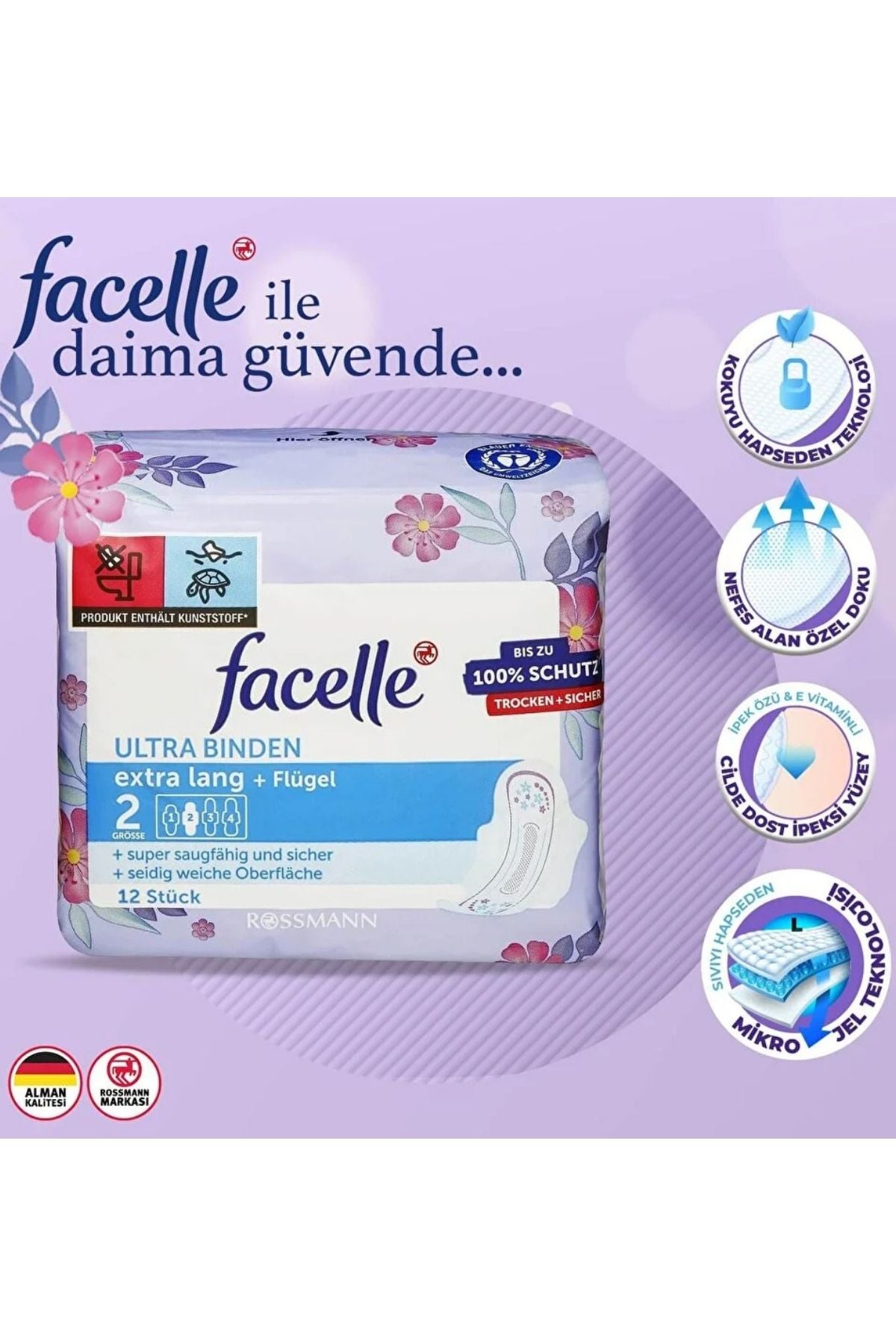 Ped Ultra Ekstra Uzun Kanatlı 12'Li