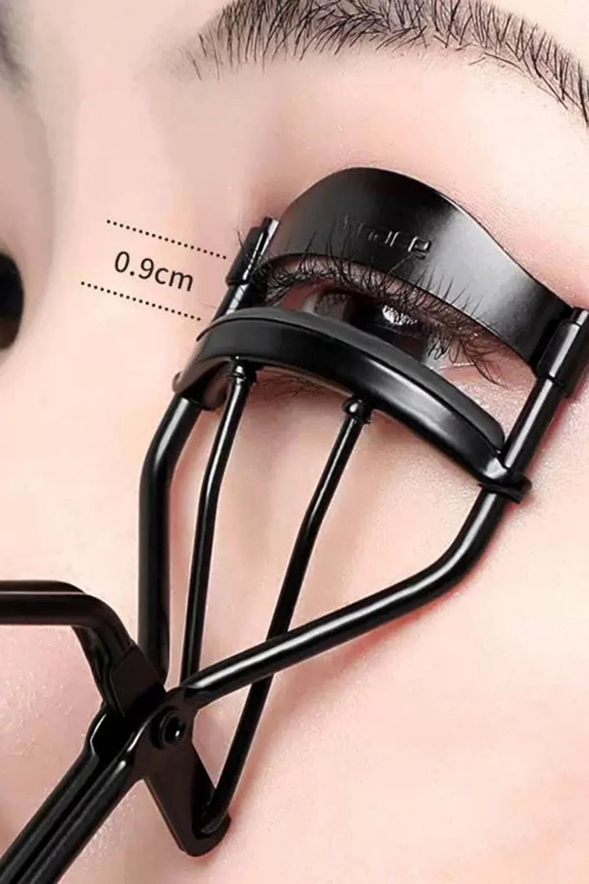 Yumuşak Silikon Uçlu Kirpik Kıvırma Makası Aleti