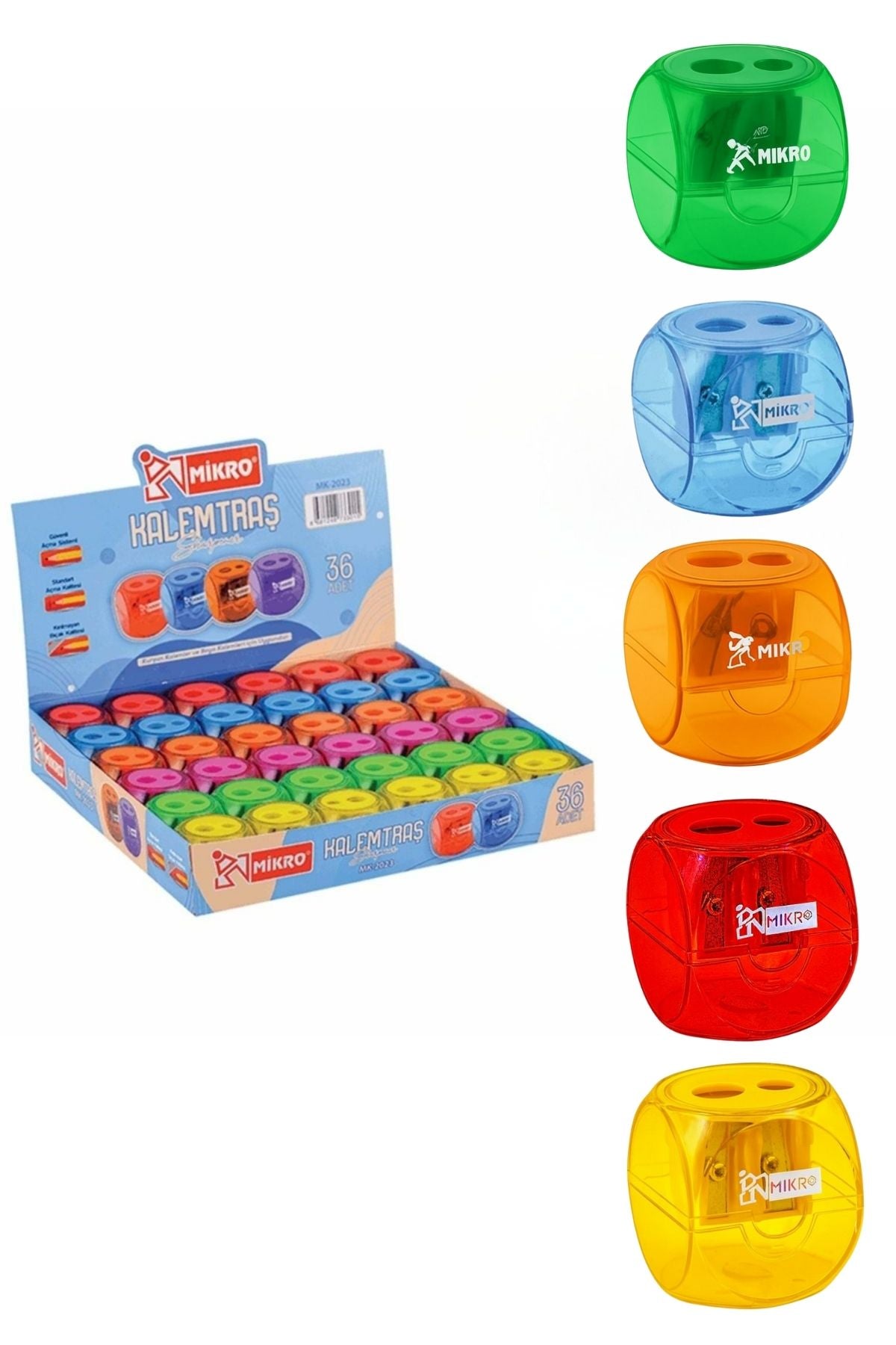 Kalemtraş Şık Küp Şekilli