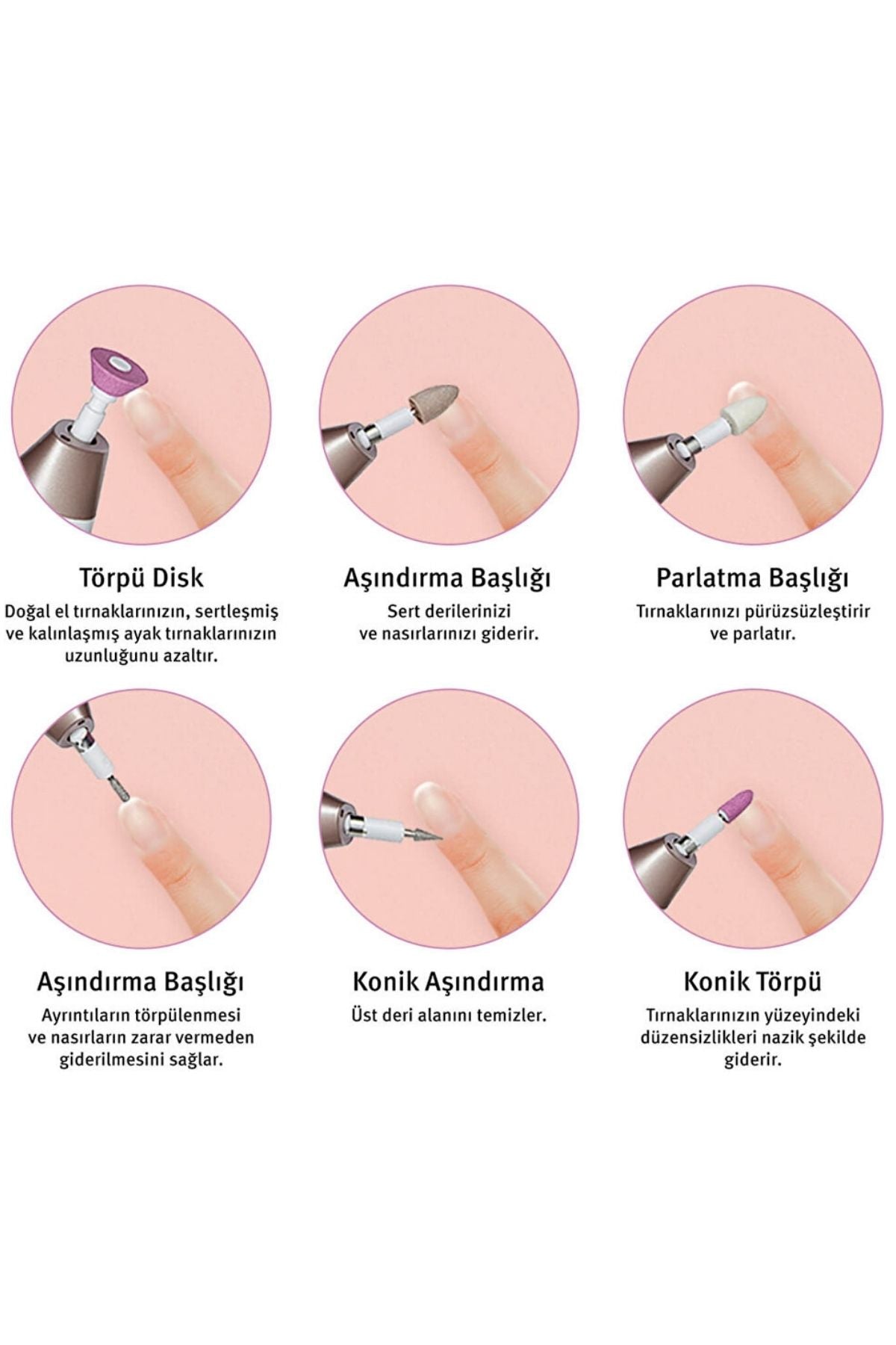 Best Basics Manikür ve Pedikür Seti Rose Gold