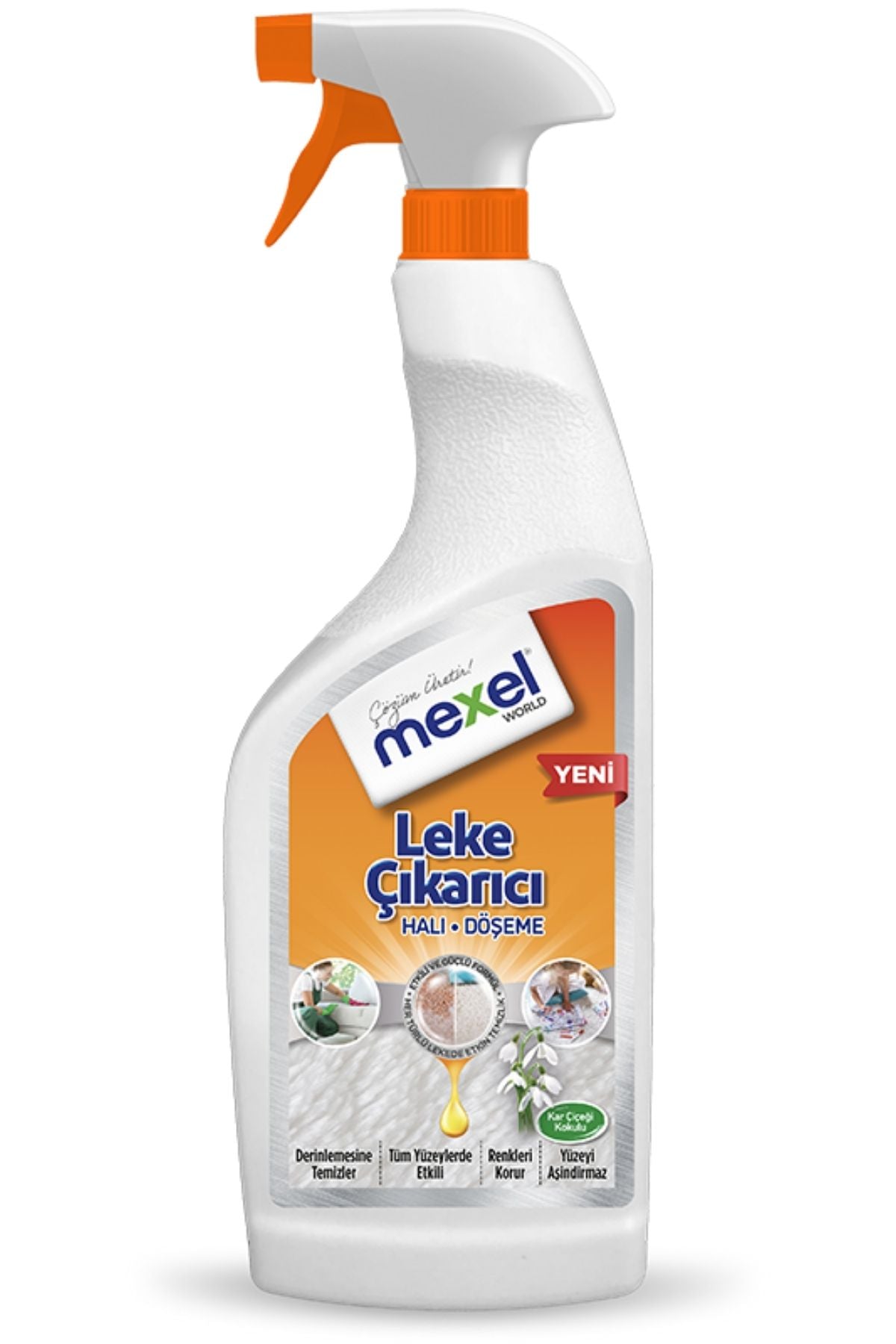 Halı Döşeme Leke Çıkarıcı Kar Çiçeği Kokulu 750 Ml