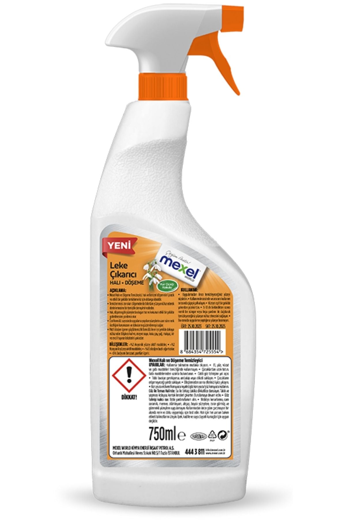 Halı Döşeme Leke Çıkarıcı Kar Çiçeği Kokulu 750 Ml Ürün ikincil görseli