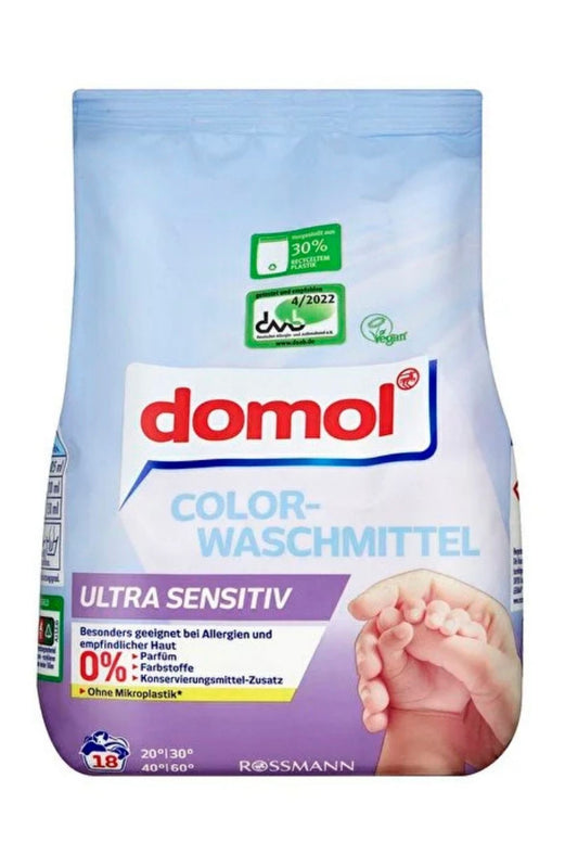 Toz Çamaşır Makinası Deterjanı Ultra Hassas 18 Yıkama