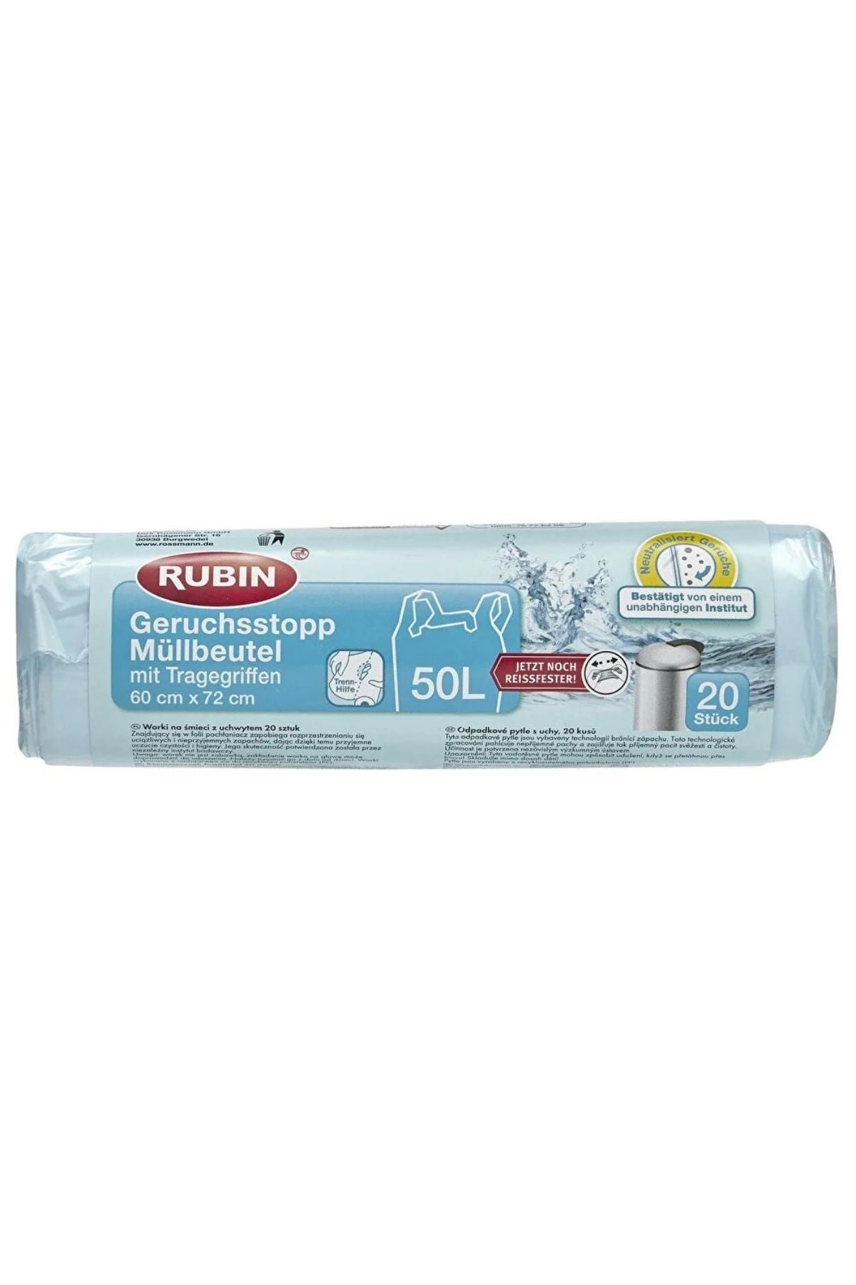 Çöp Torbası Kulplu - 50 Litre 60x72 cm 20 Adet Ürün ana görseli
